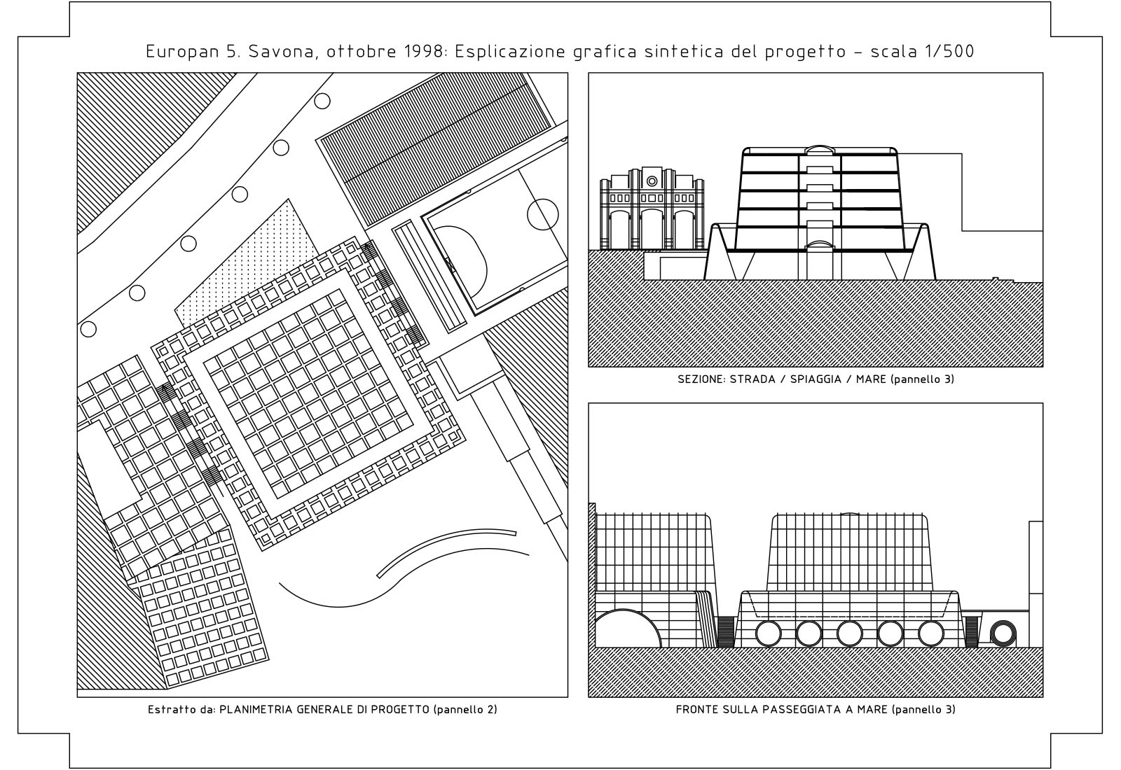 Paesaggi residenziali Savona - Sintesi del progetto