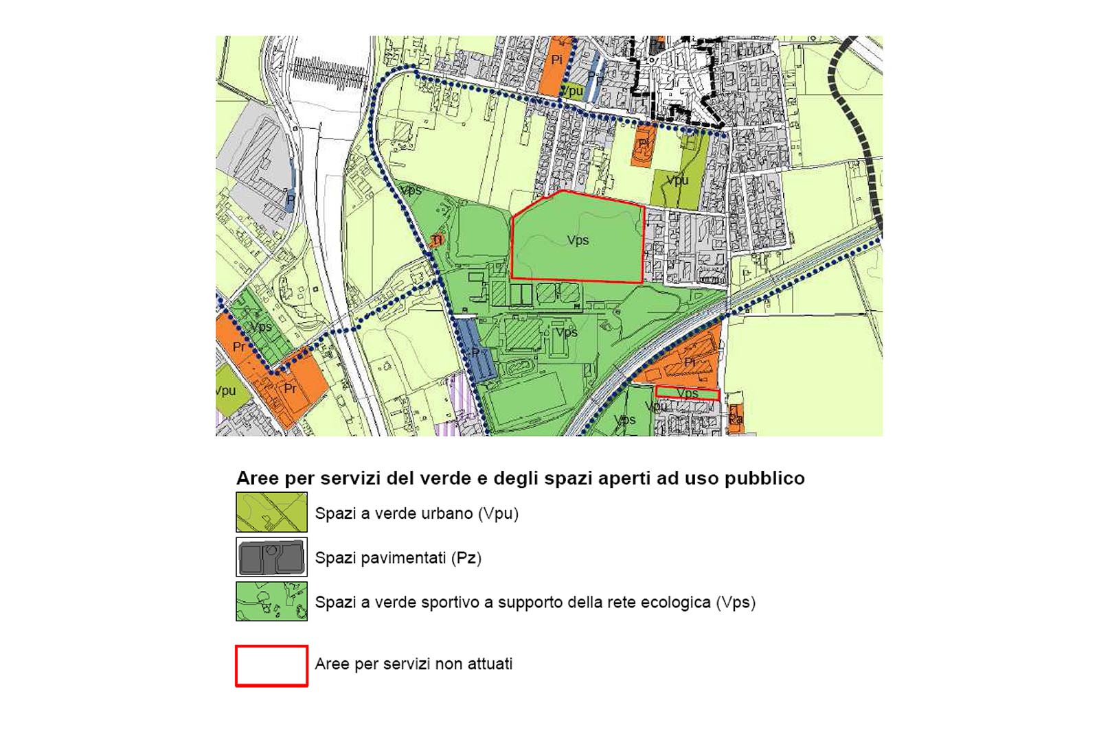 A case of equal distribution in Rho - Areas for services