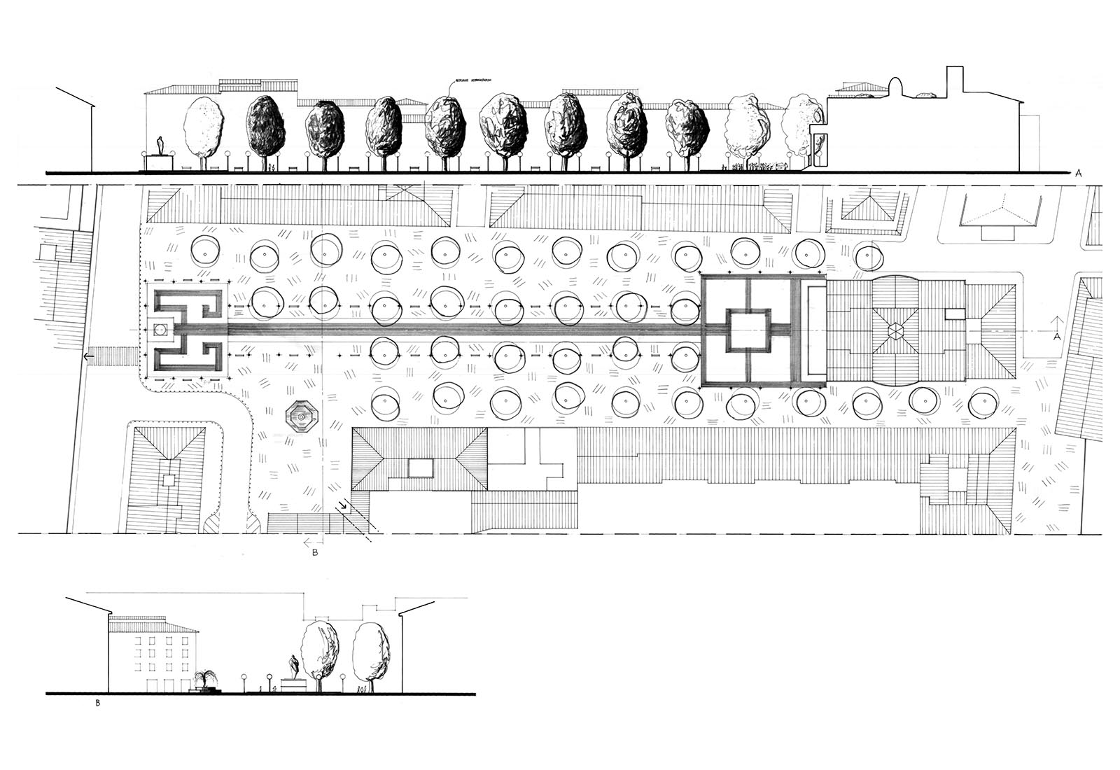 Mercato americano concept in Livorno - XX Settembre square redevelopment