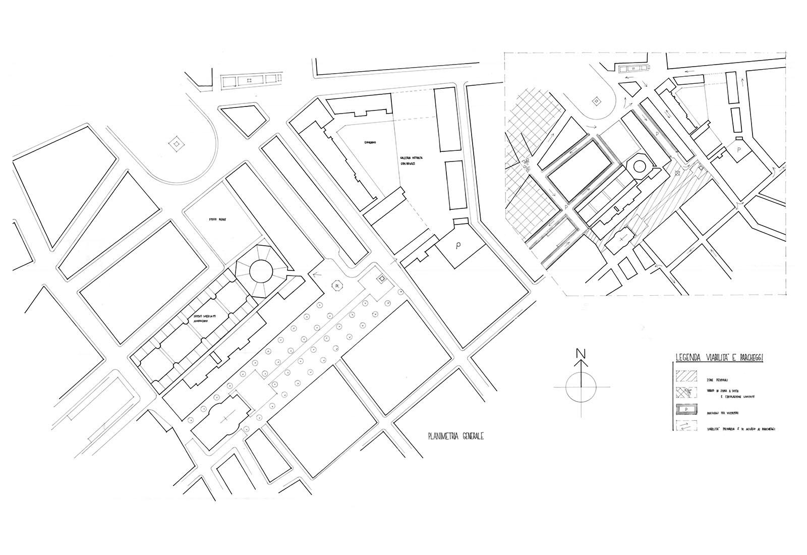 Mercato americano concept in Livorno - Masterplan