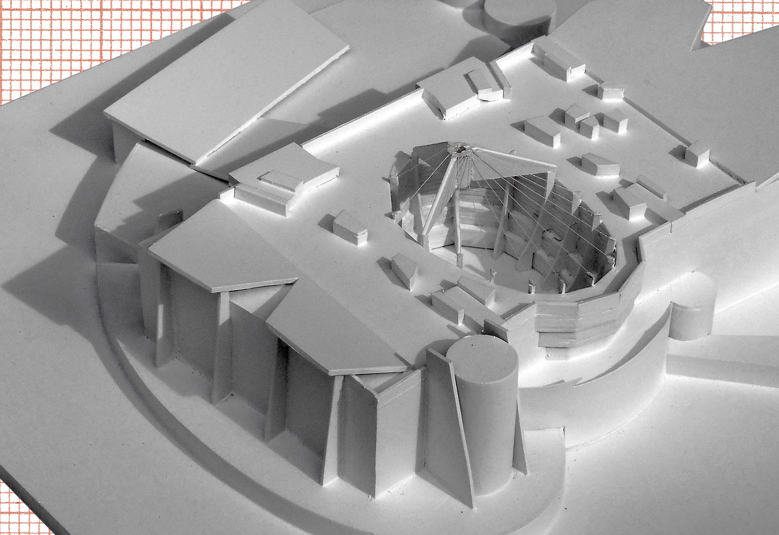 Leisure center in Rho - View of the model