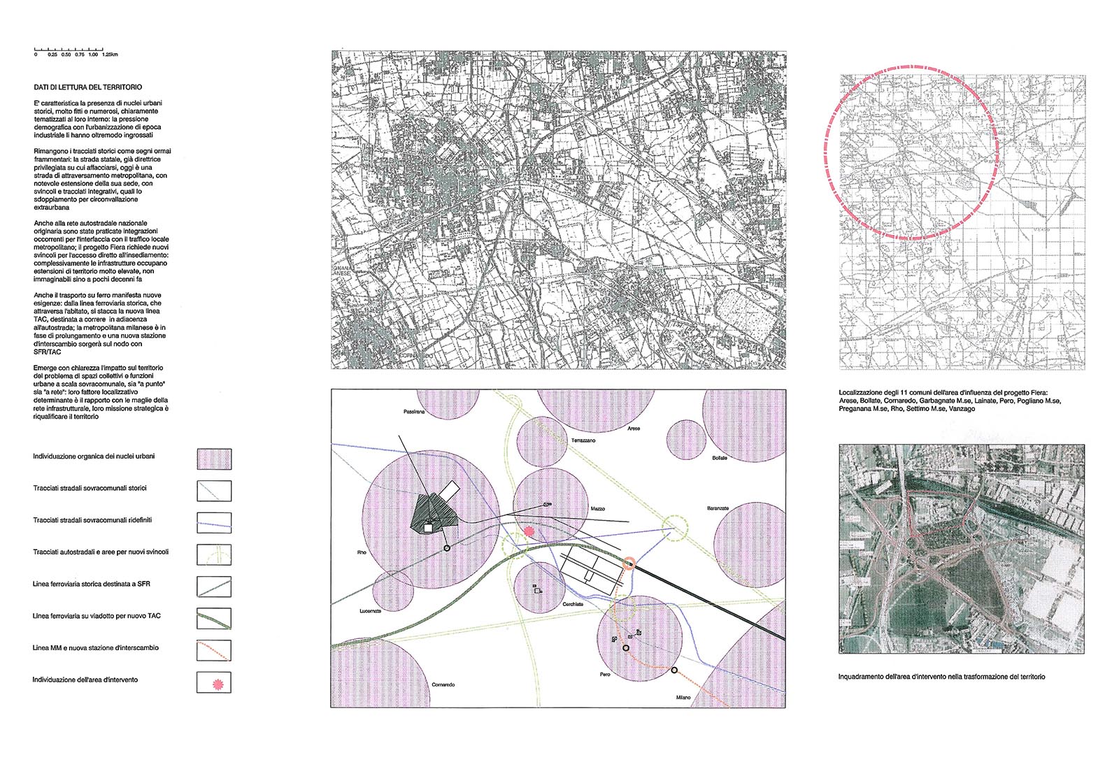 Leisure center in Rho - Area, accessibility, masterplan