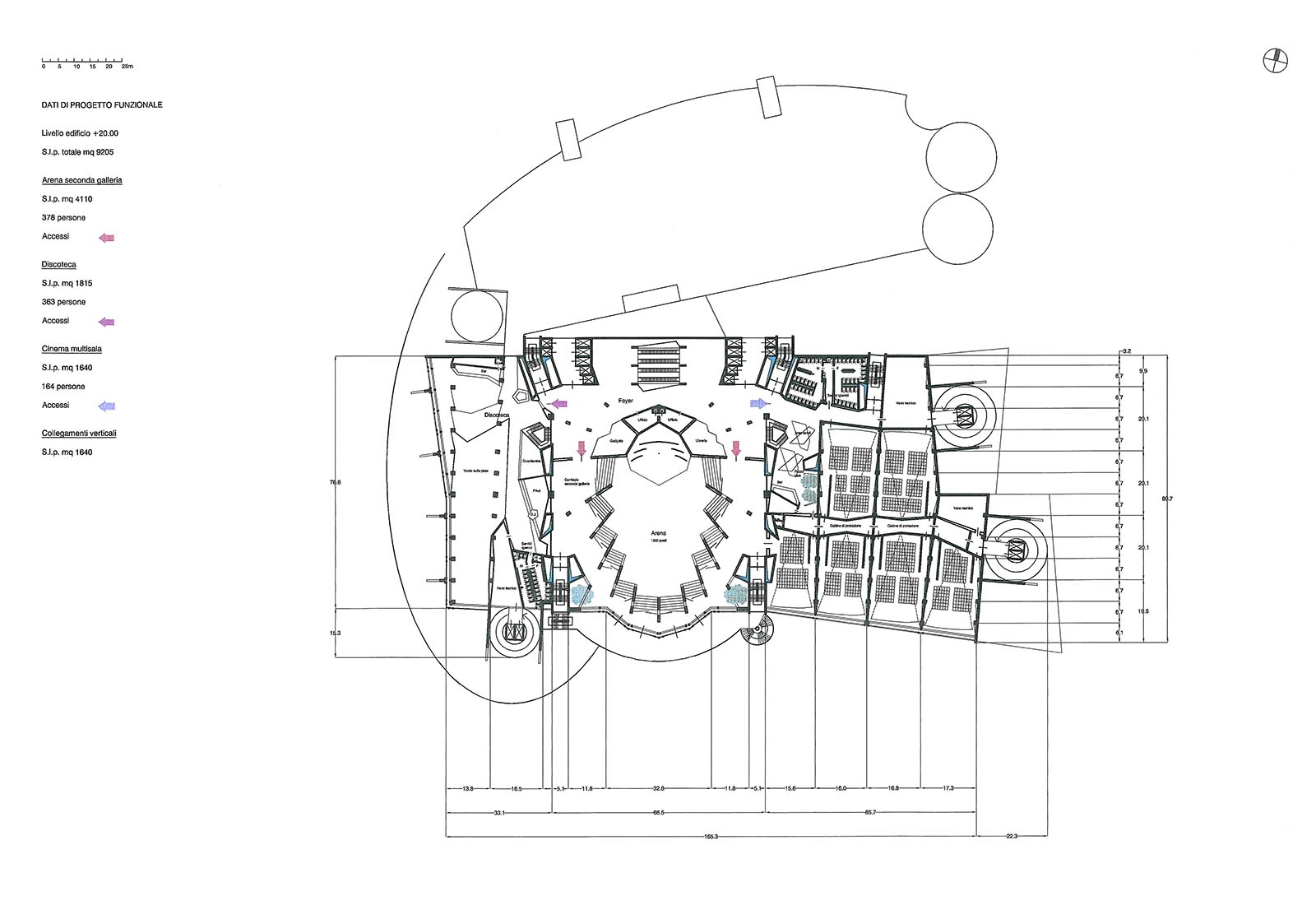 Leisure center in Rho - Fourth floor plan