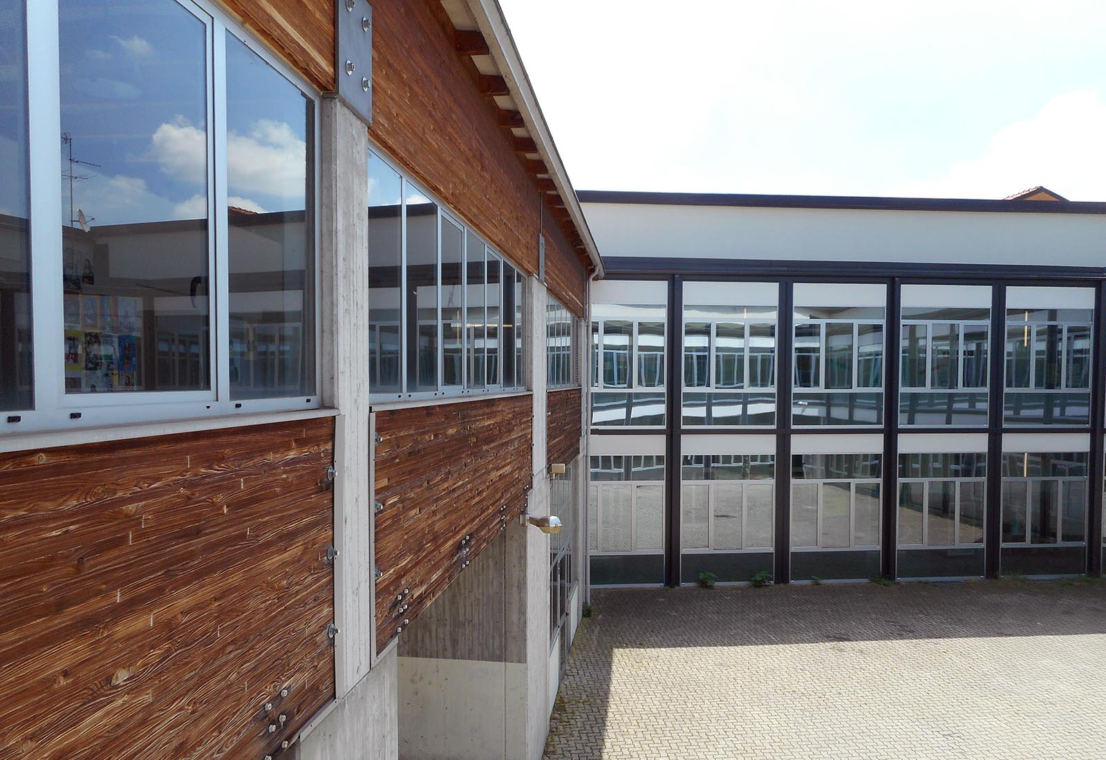 High school renovation in Melegnano - View