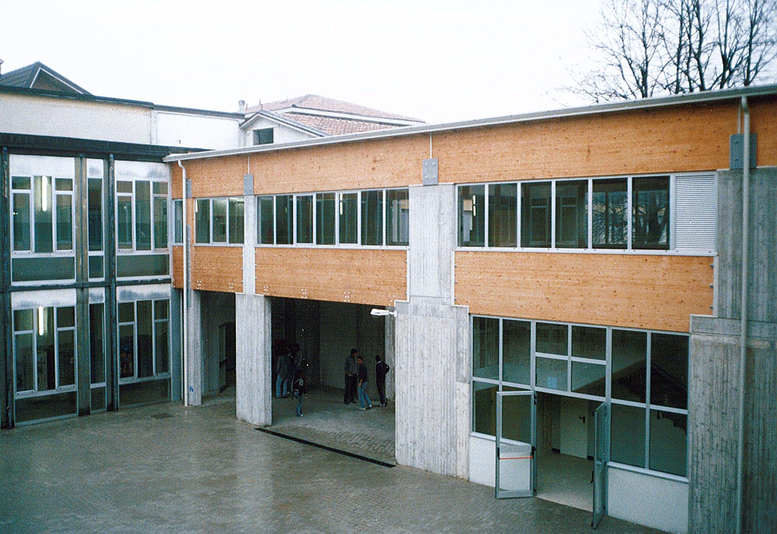 High school renovation in Melegnano - View