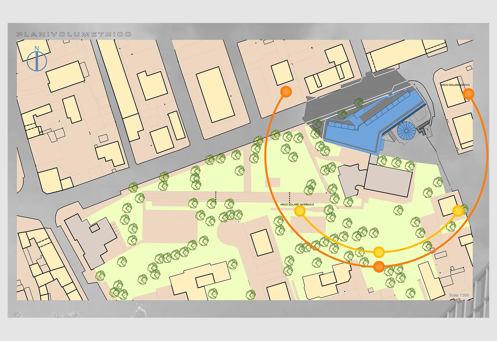 Nursery school in Bareggio - General plan