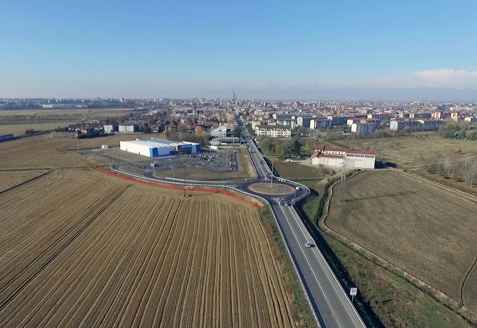 Decathlon Novara - Aerial view