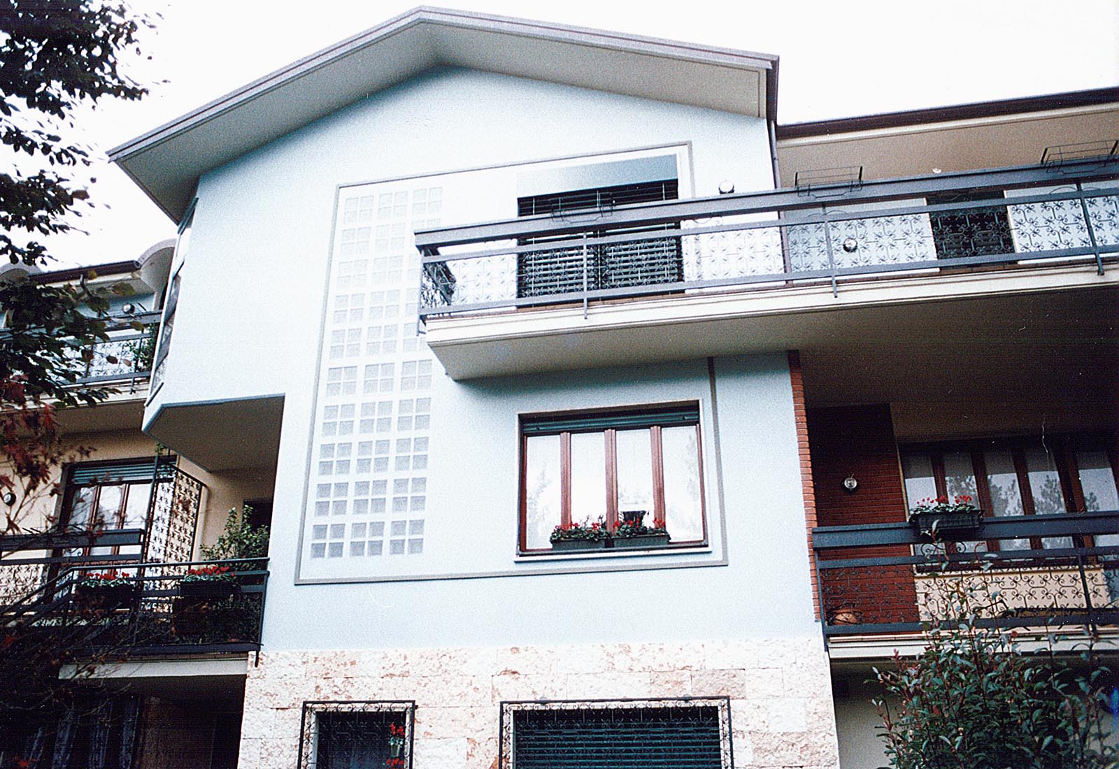 House extension in Giovanni XXIII street in Nerviano - View