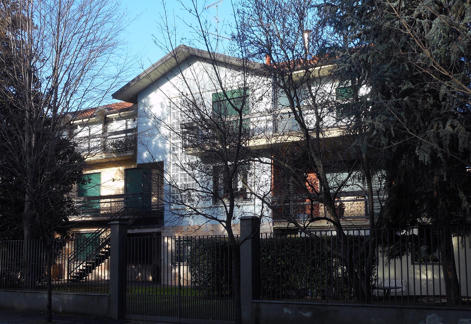 House extension in Giovanni XXIII street in Nerviano - View