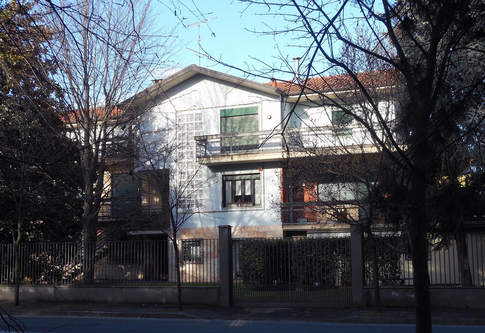 House extension in Giovanni XXIII street in Nerviano - View