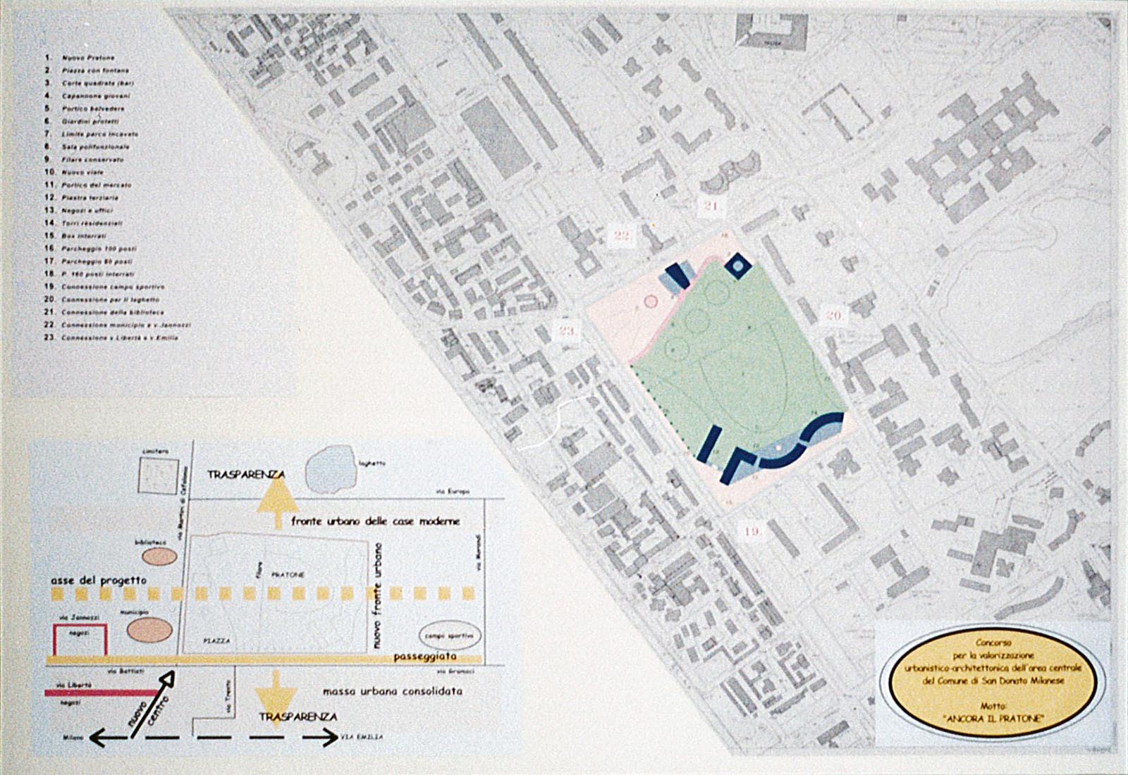 Area Il Pratone residenze a San Donato M.se - Tavolo n°1 del concorso