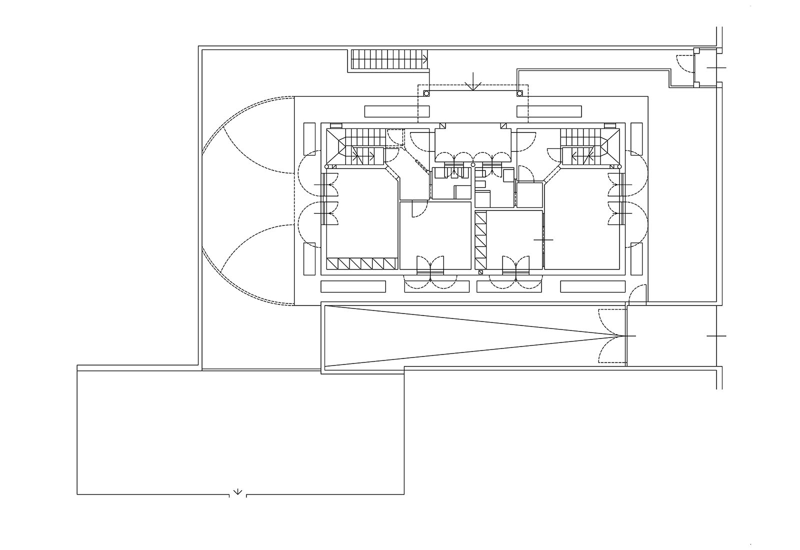 House in 4th november street in Pero - Ground floor plan