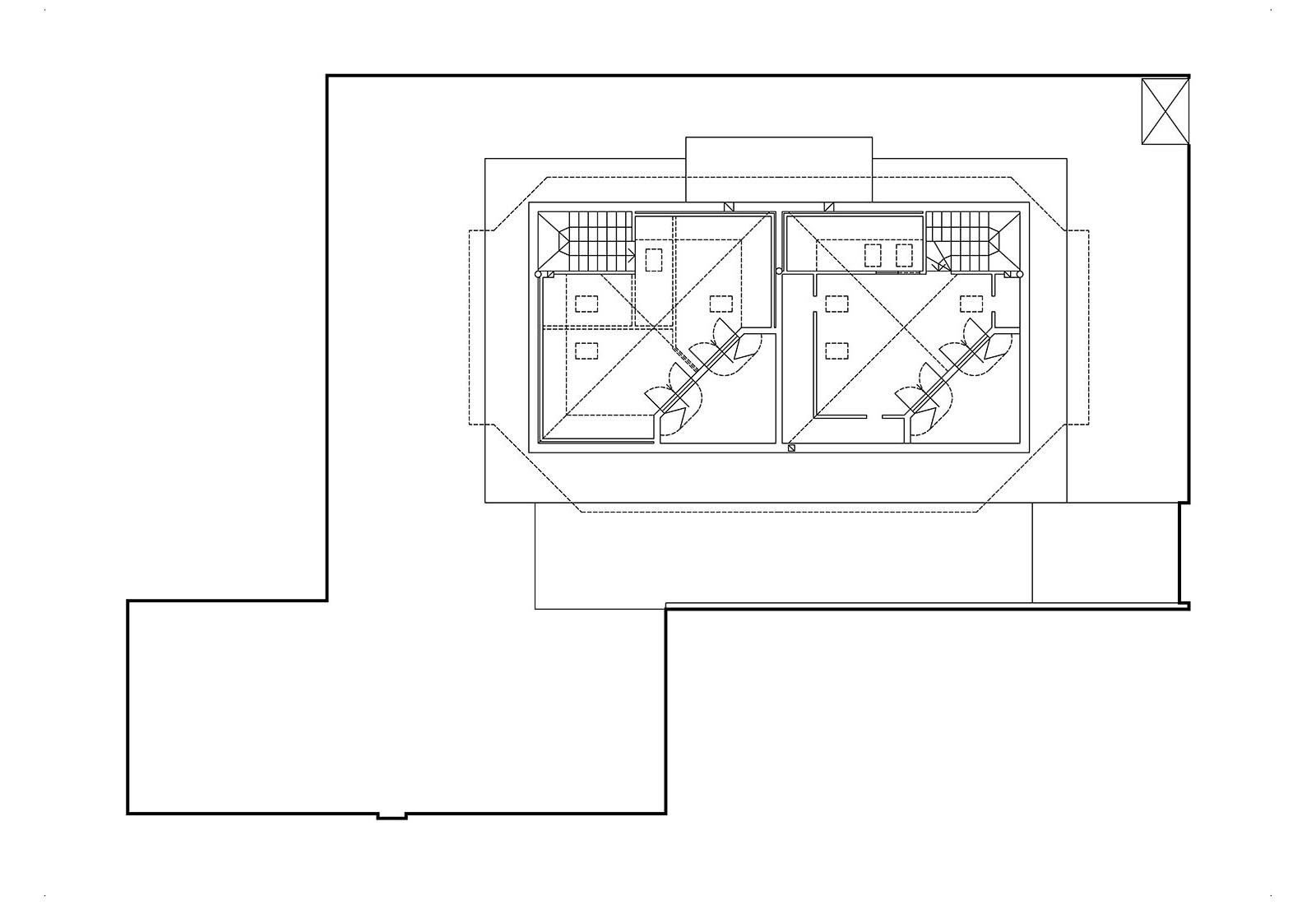 House in 4th november street in Pero - Attic floor plan