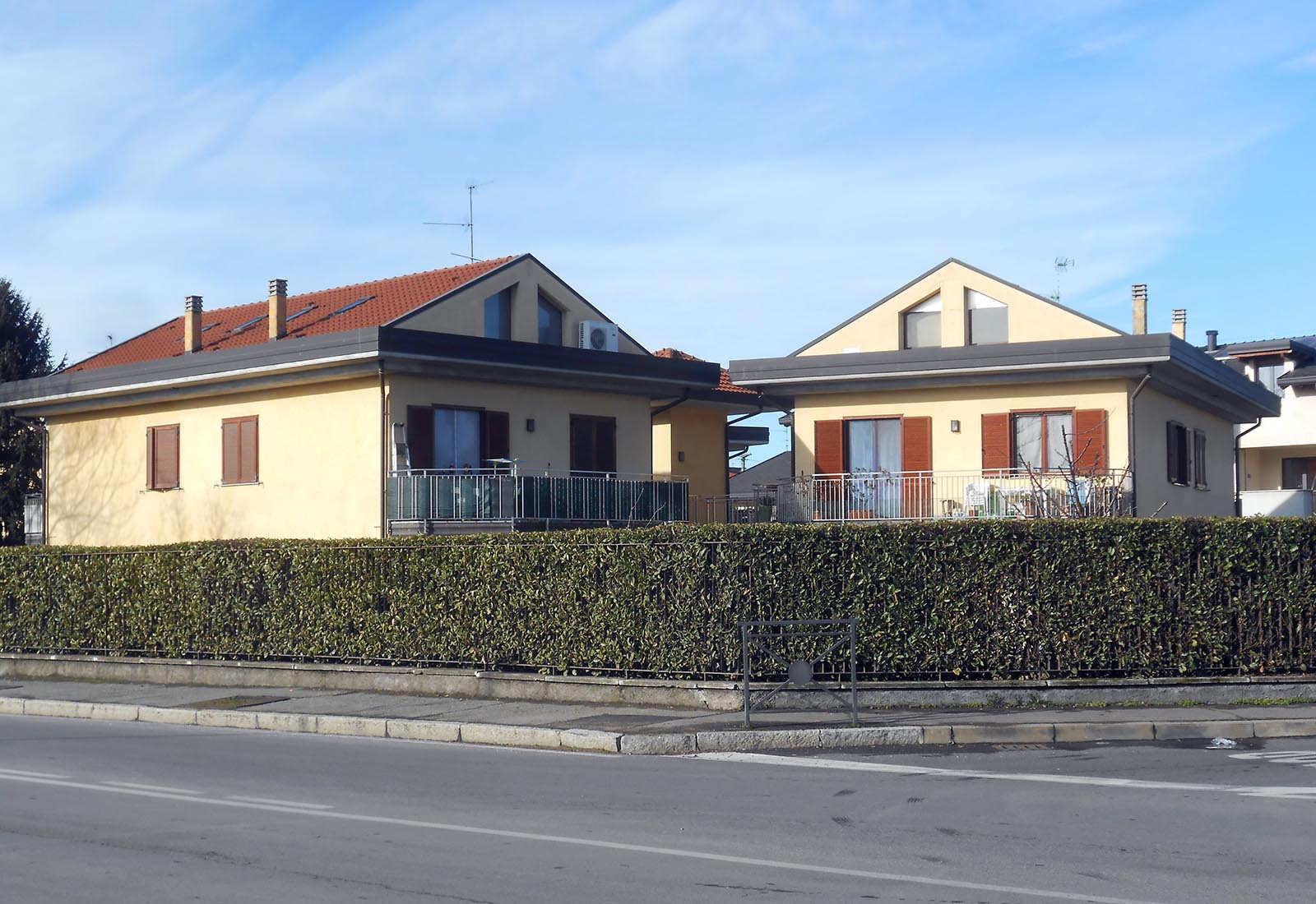 Edifici residenziali a Nerviano in via Giovanni XXIII - Vista