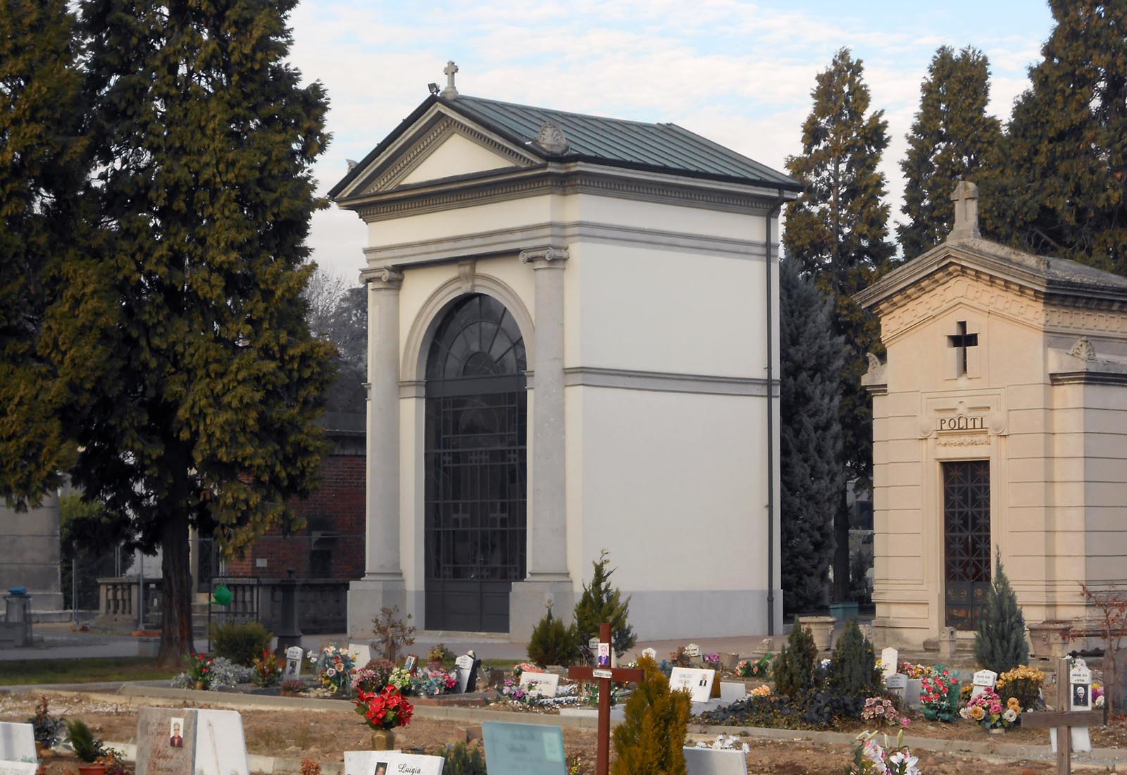 Cemetery priests chapel in Rho - View