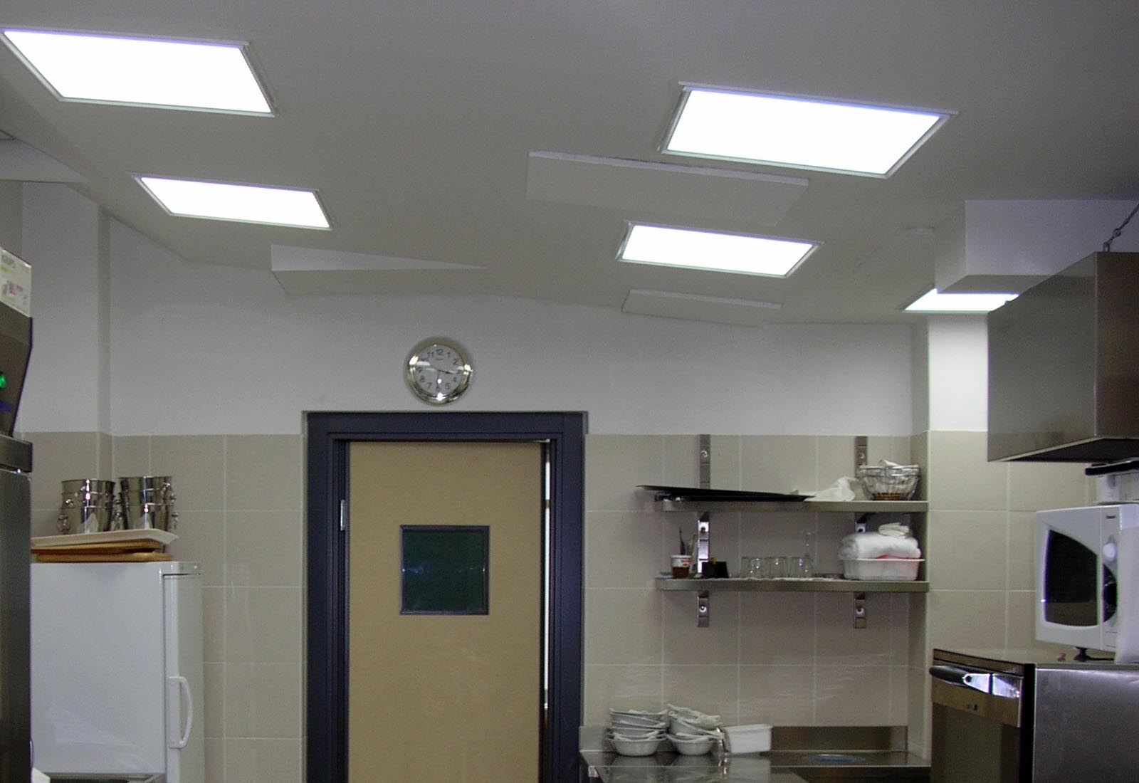 Restaurant Campo delle stelle in Vanzago - The false ceiling of the kitchen