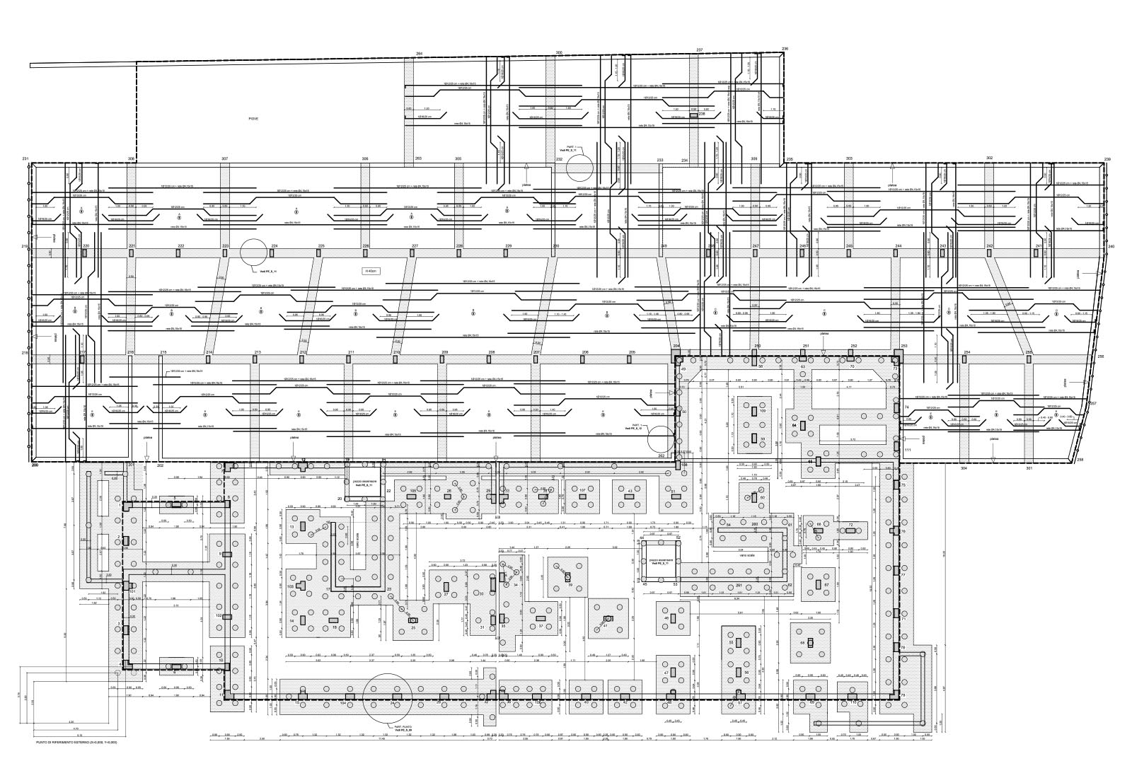 Residential building Aler property in Lissone - Foundations plant