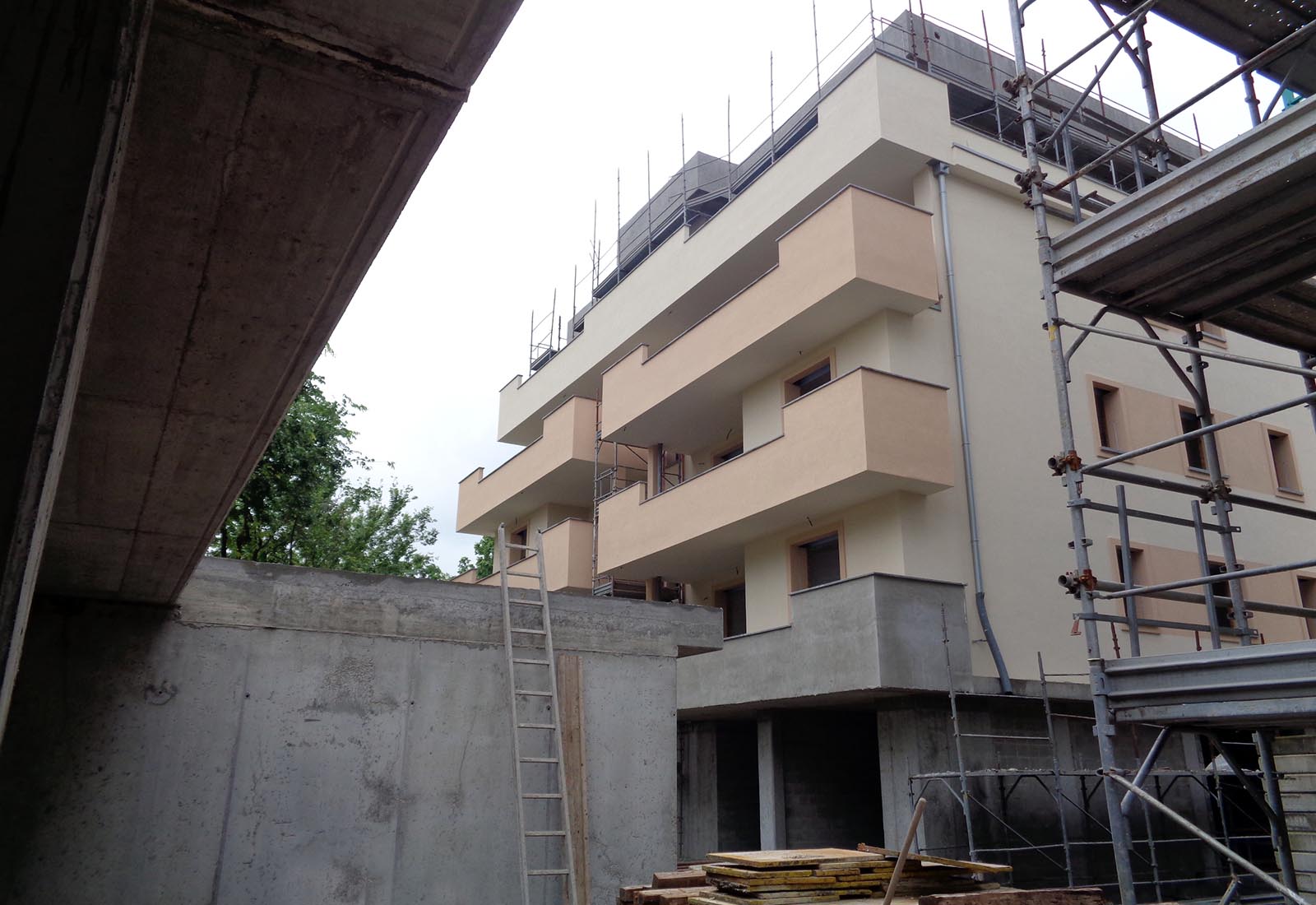 Residential buildings in Biringhello street in Rho - View