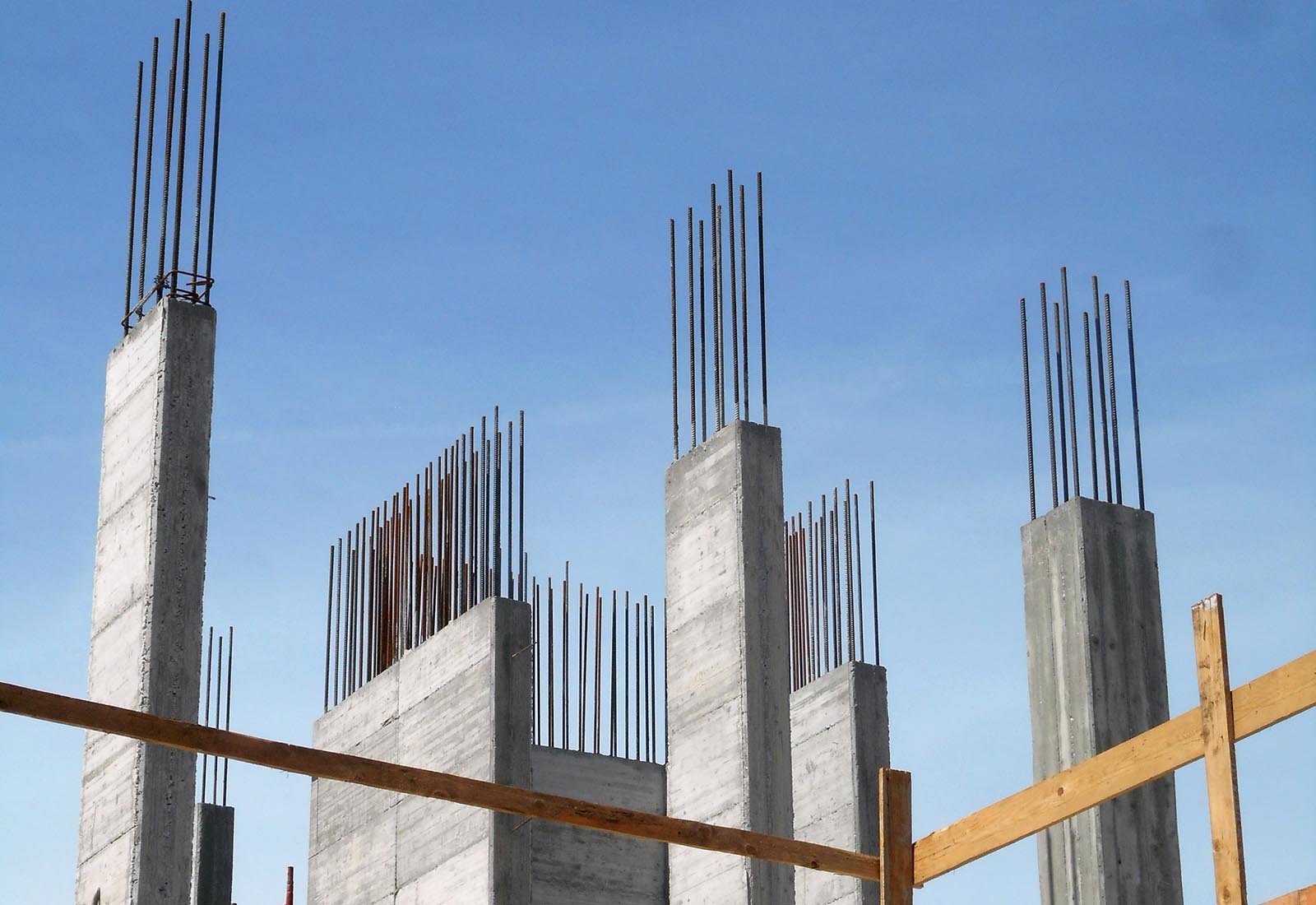 Scuola elementare a Gravedona - Strutture in elevazione