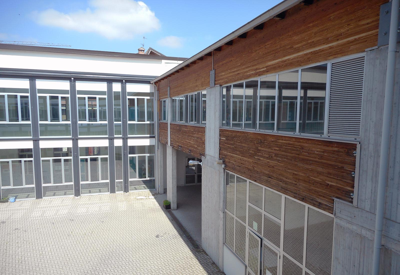 High school renovation in Melegnano - View