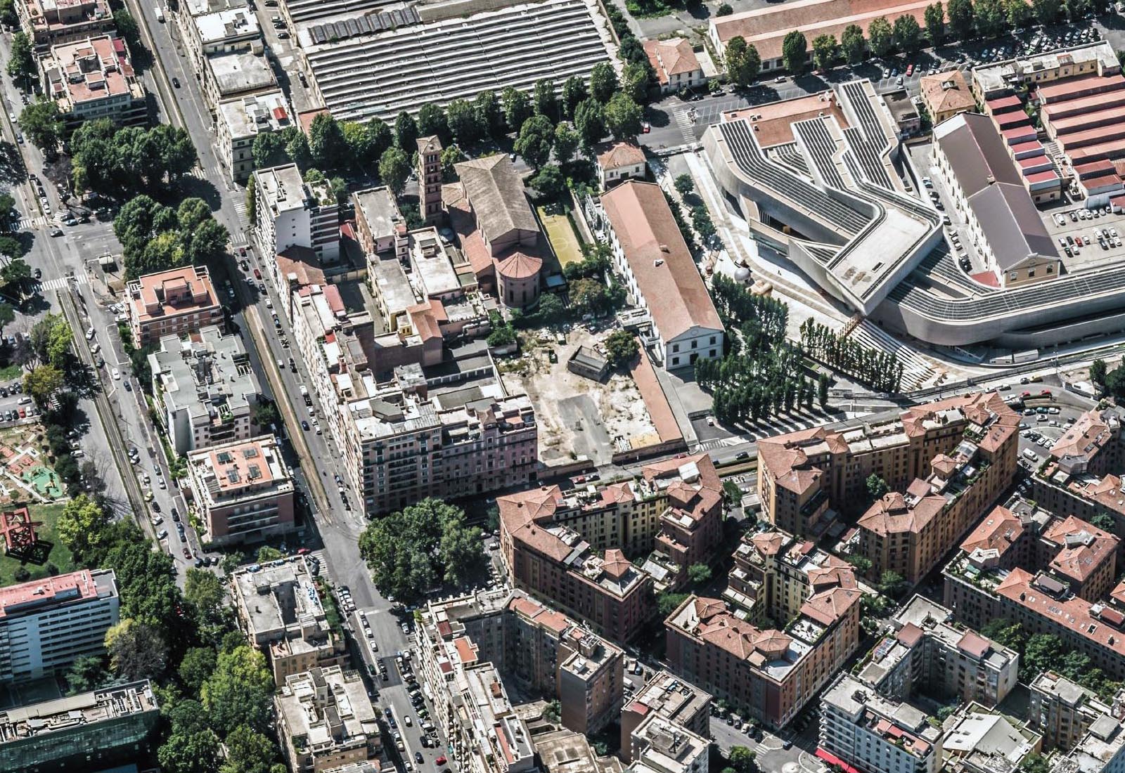 Science and technology museum in Rome - The intervention site