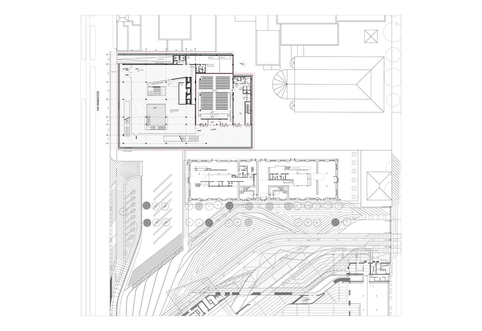 Science and technology museum in Rome - General plan