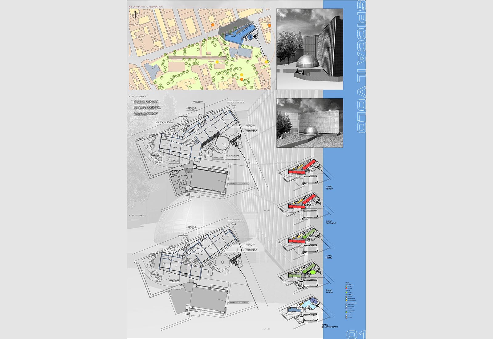 Nursery school in Bareggio - Drawing no. 1 of the contest