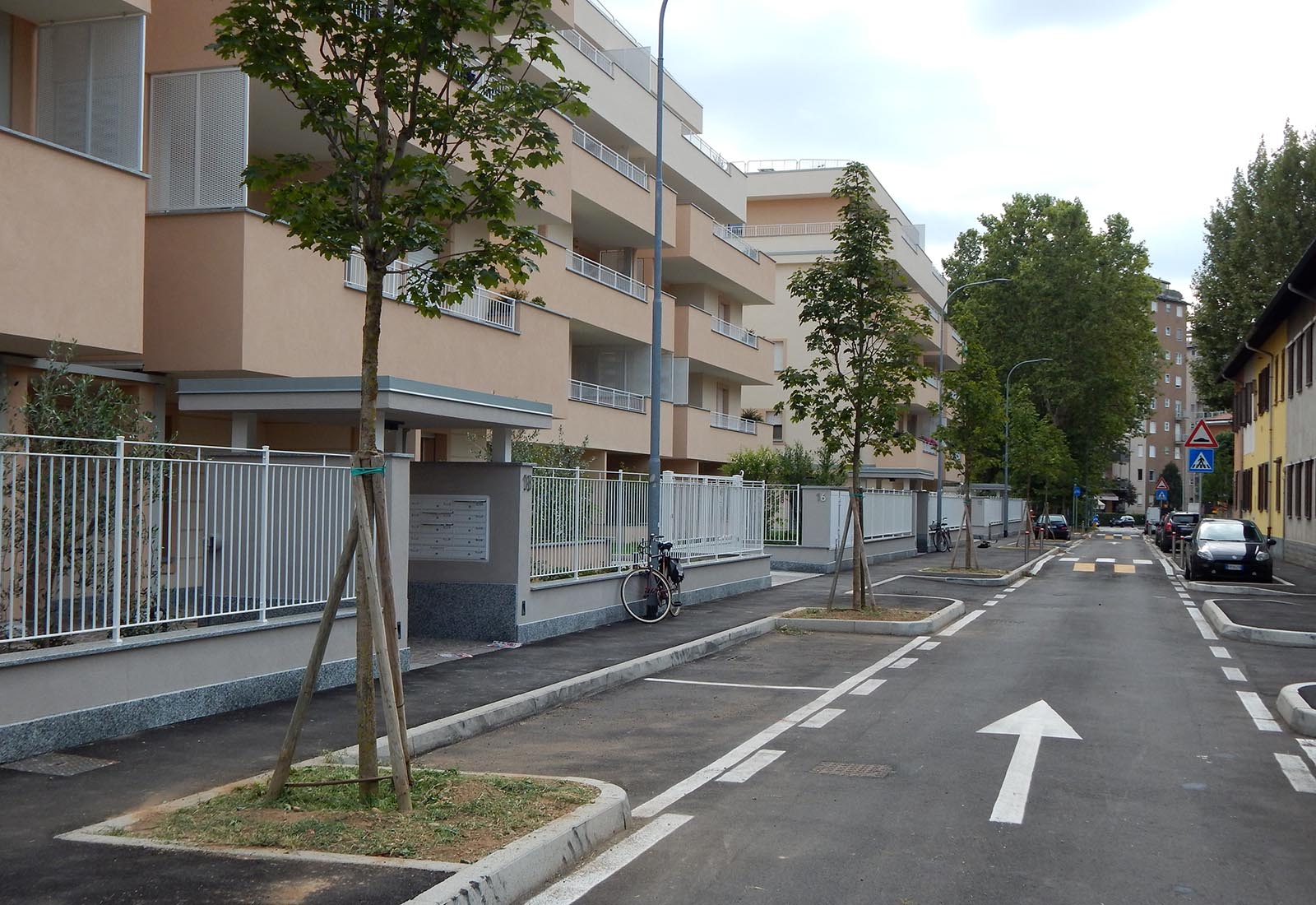 Residential buildings in Biringhello street in Rho - View