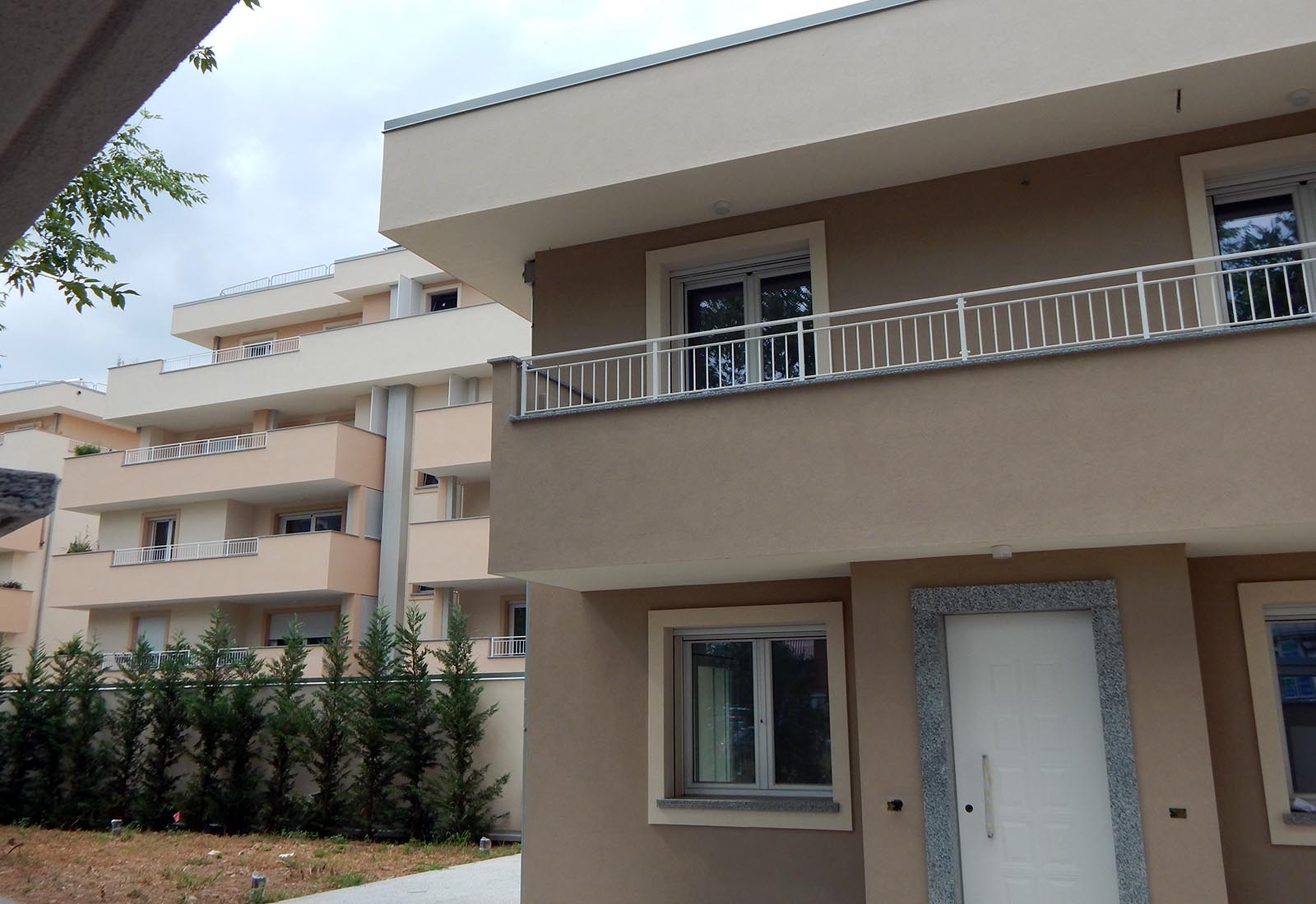 Residential buildings in Biringhello street in Rho - View