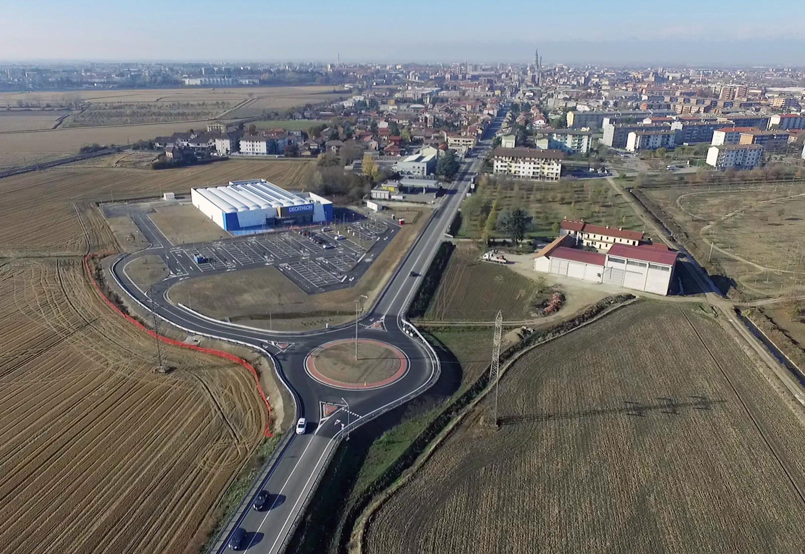 Decathlon Novara - Aerial view