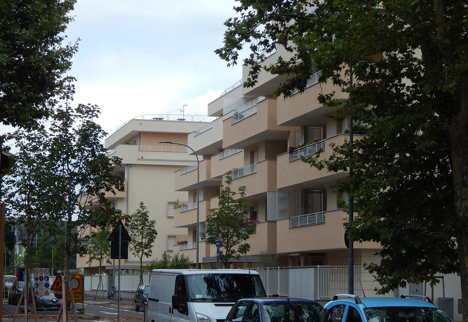 Residential buildings in Biringhello street in Rho - View