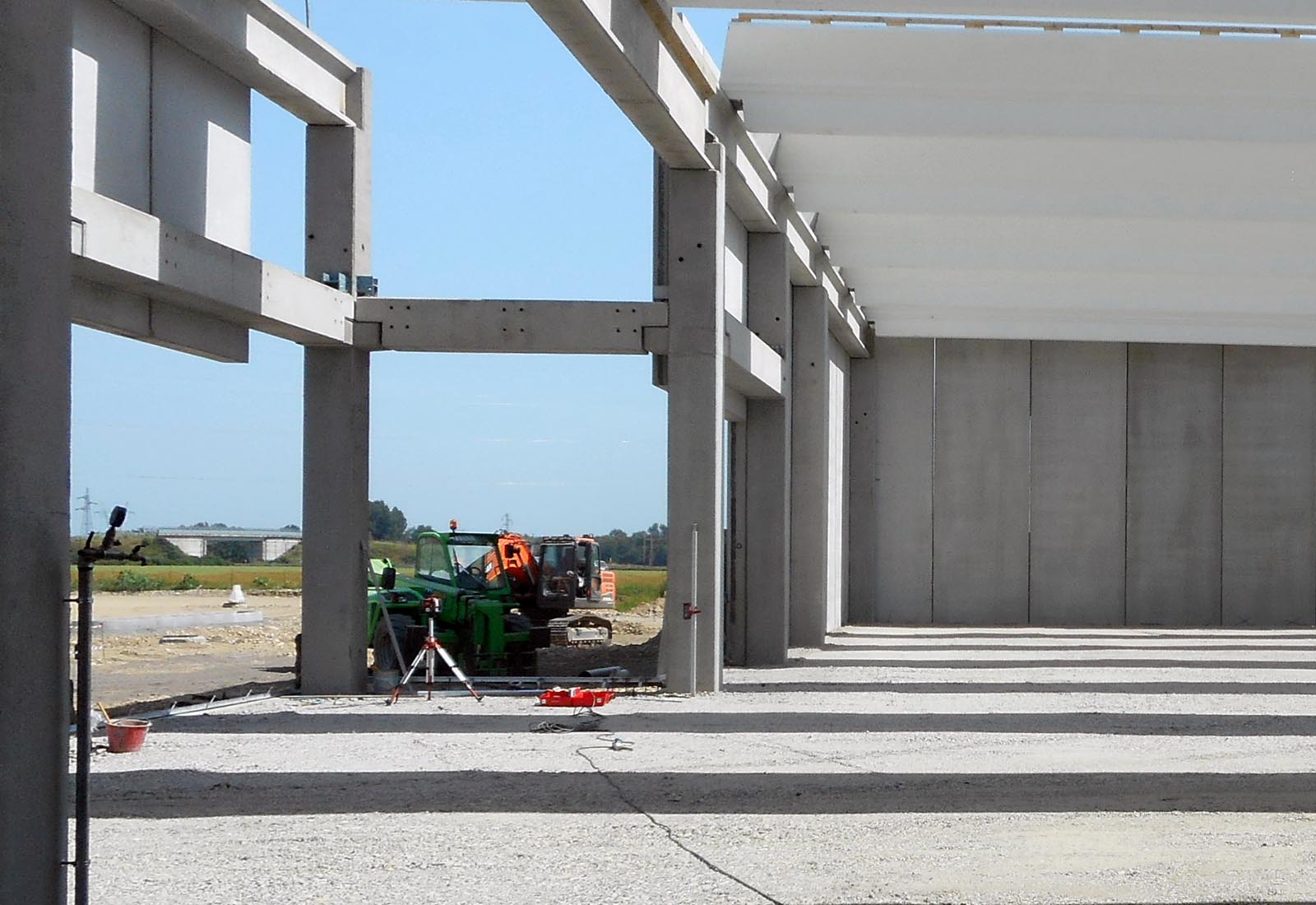 Decathlon Novara - The precast structure