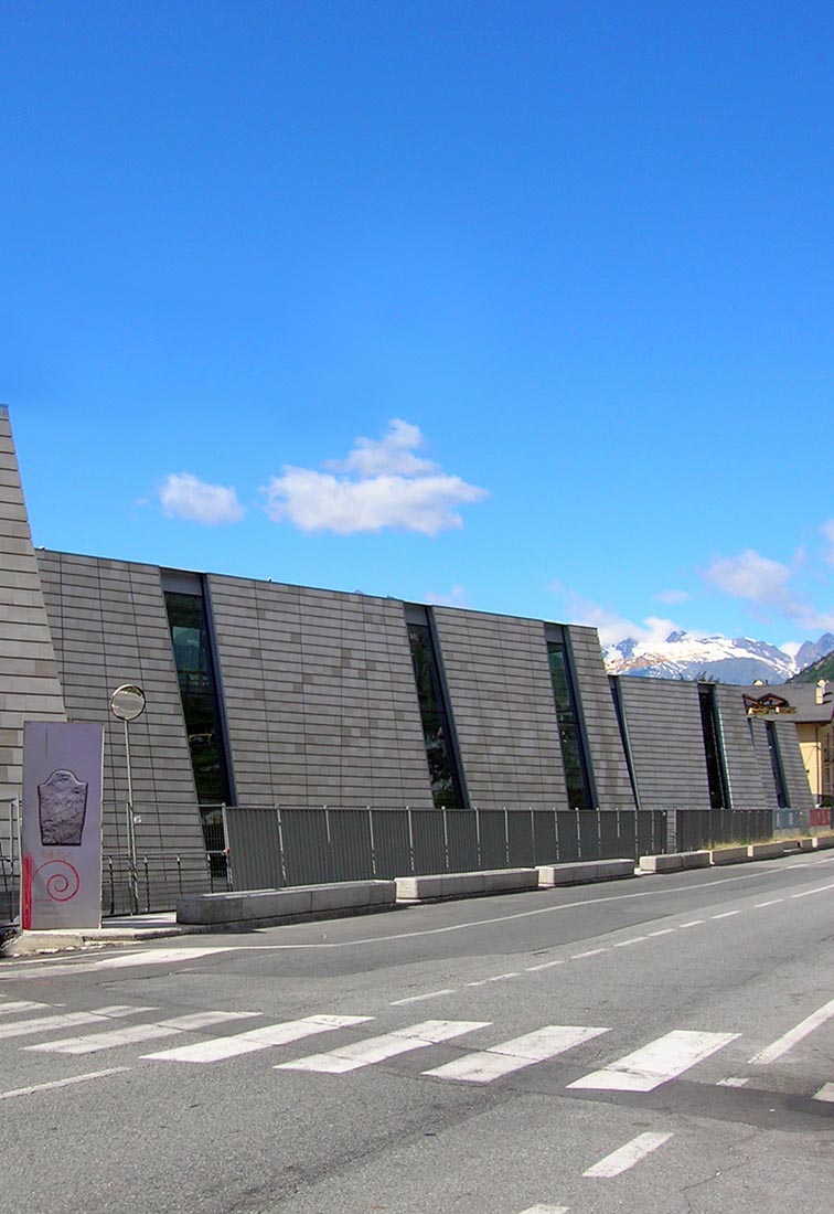 Museo area megalitica S. Martin de Corleans ad Aosta - Vista