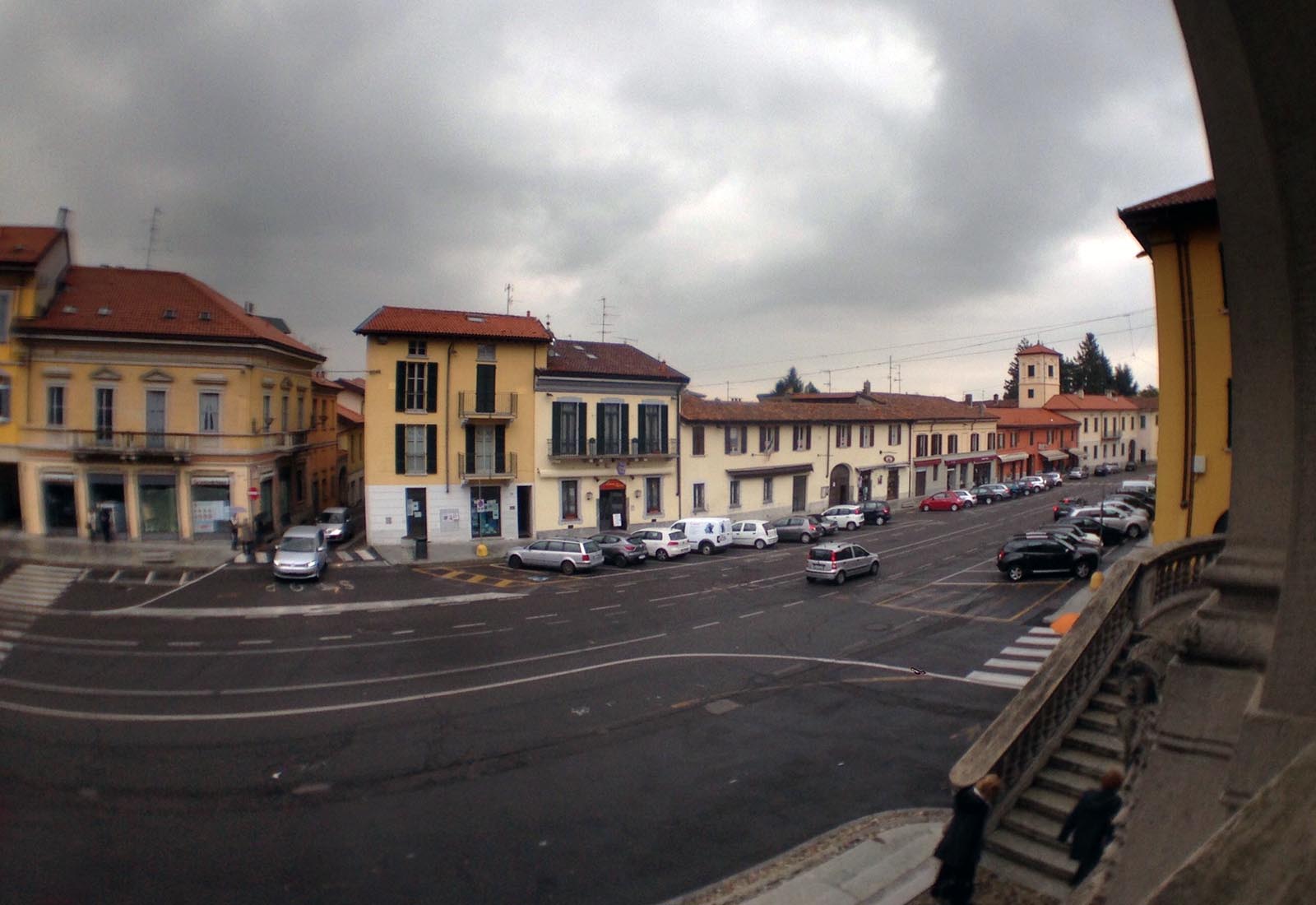 Piazza Libertà ad Appiano Gentile - Vista