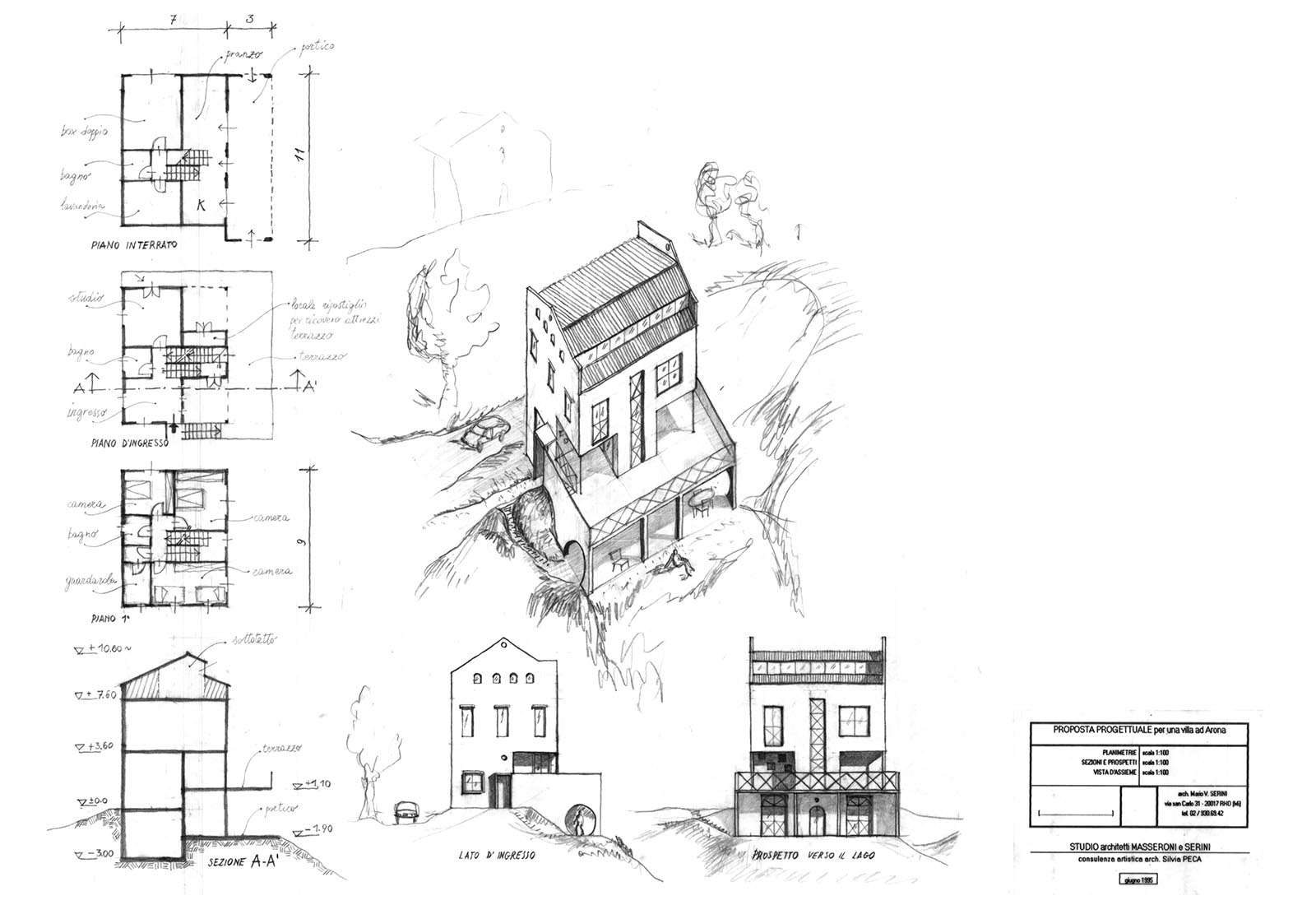 House in Arona - Concept design
