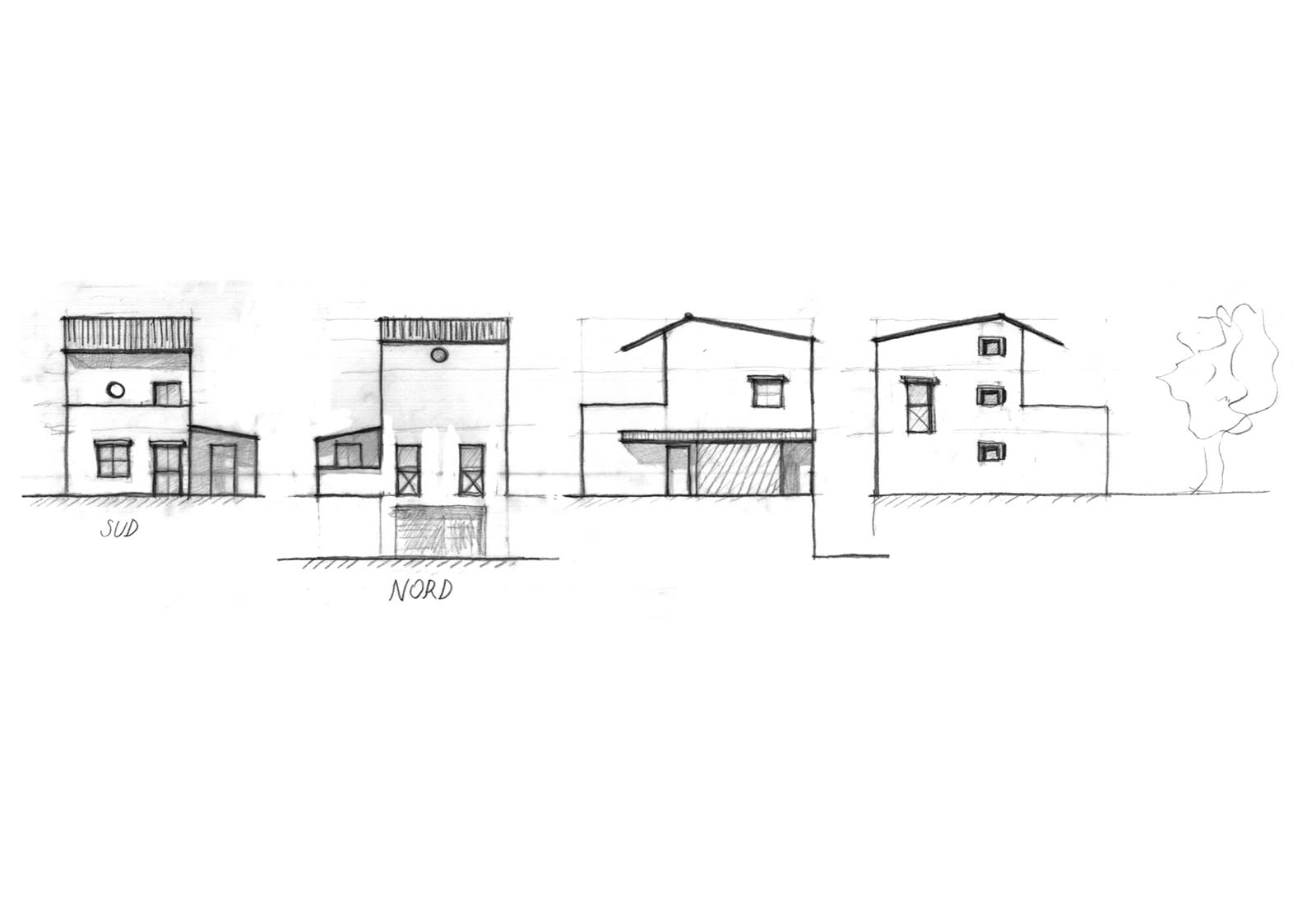 House in Vanzago - Elevations