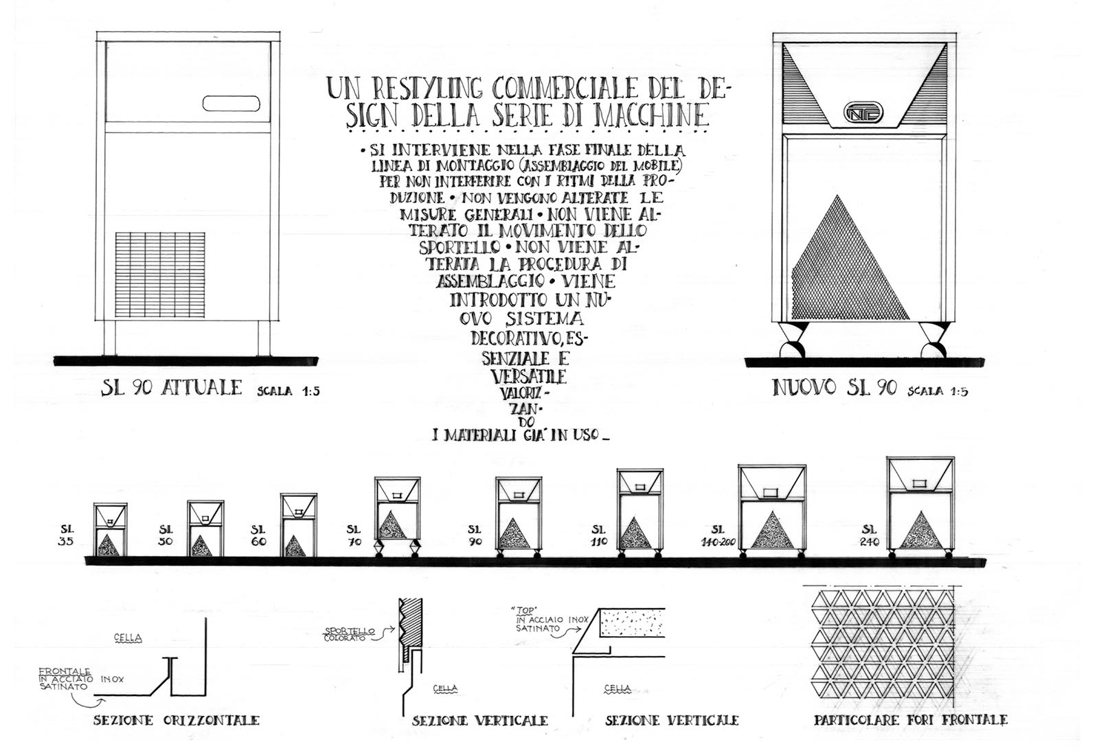 Macchine produttori di ghiaccio NTF - Disegno