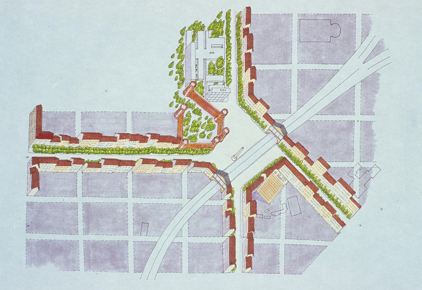 Project for a new urban context of Marchiondi institute in Milan - Concept