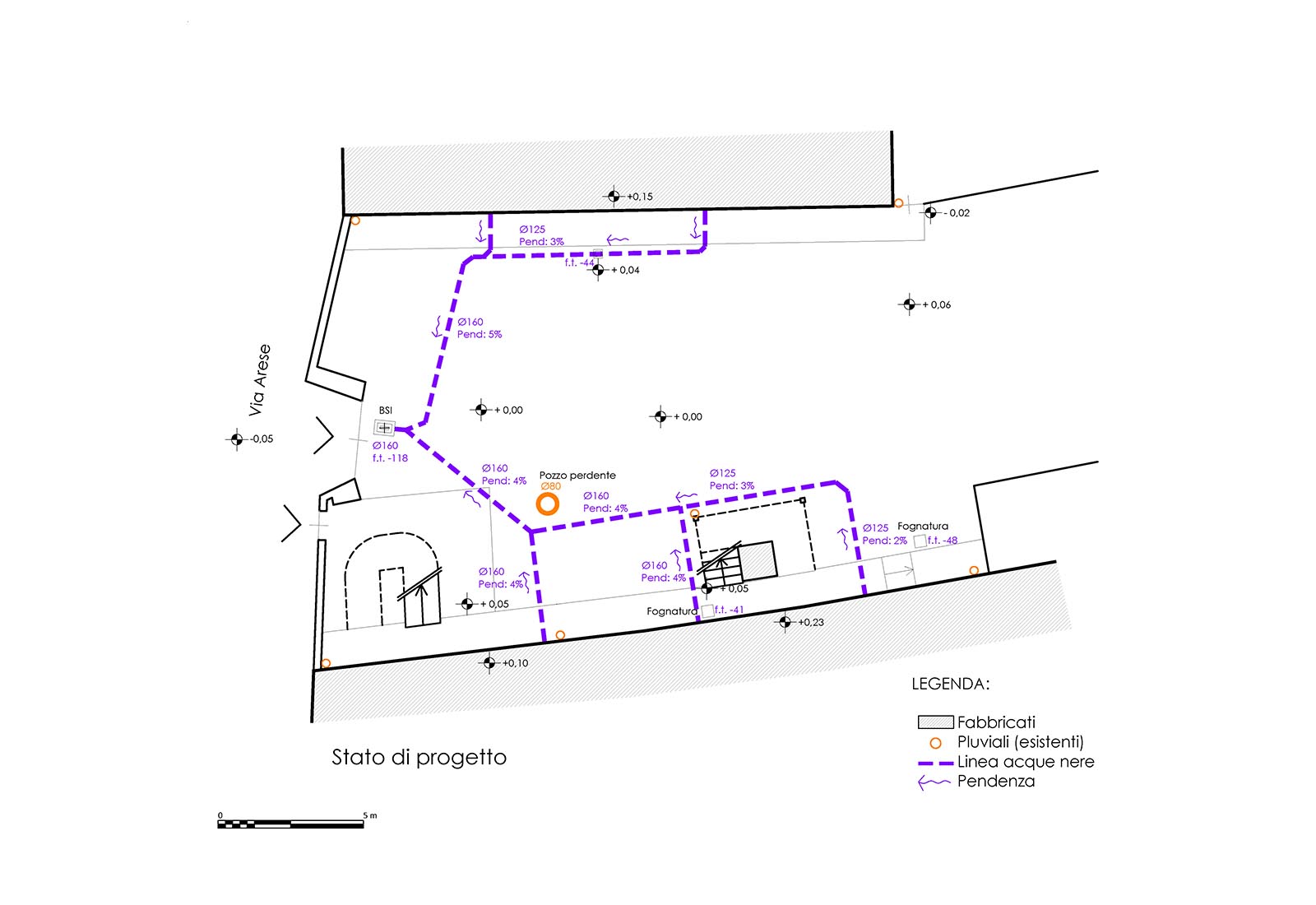 Condominio Le Rose a Terrazzano - Lo schema della rete