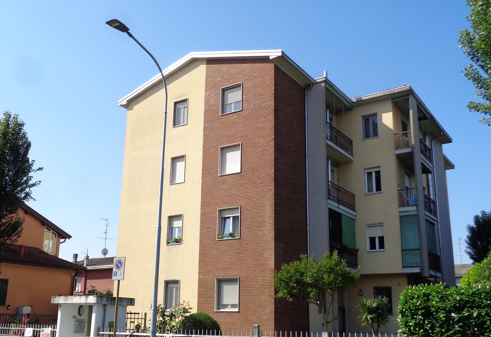 Apartment building in Tito Speri street in Rho - View