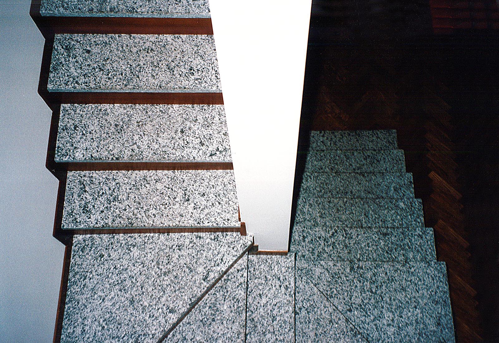 House interior renovation in Nerviano - View of the staircase