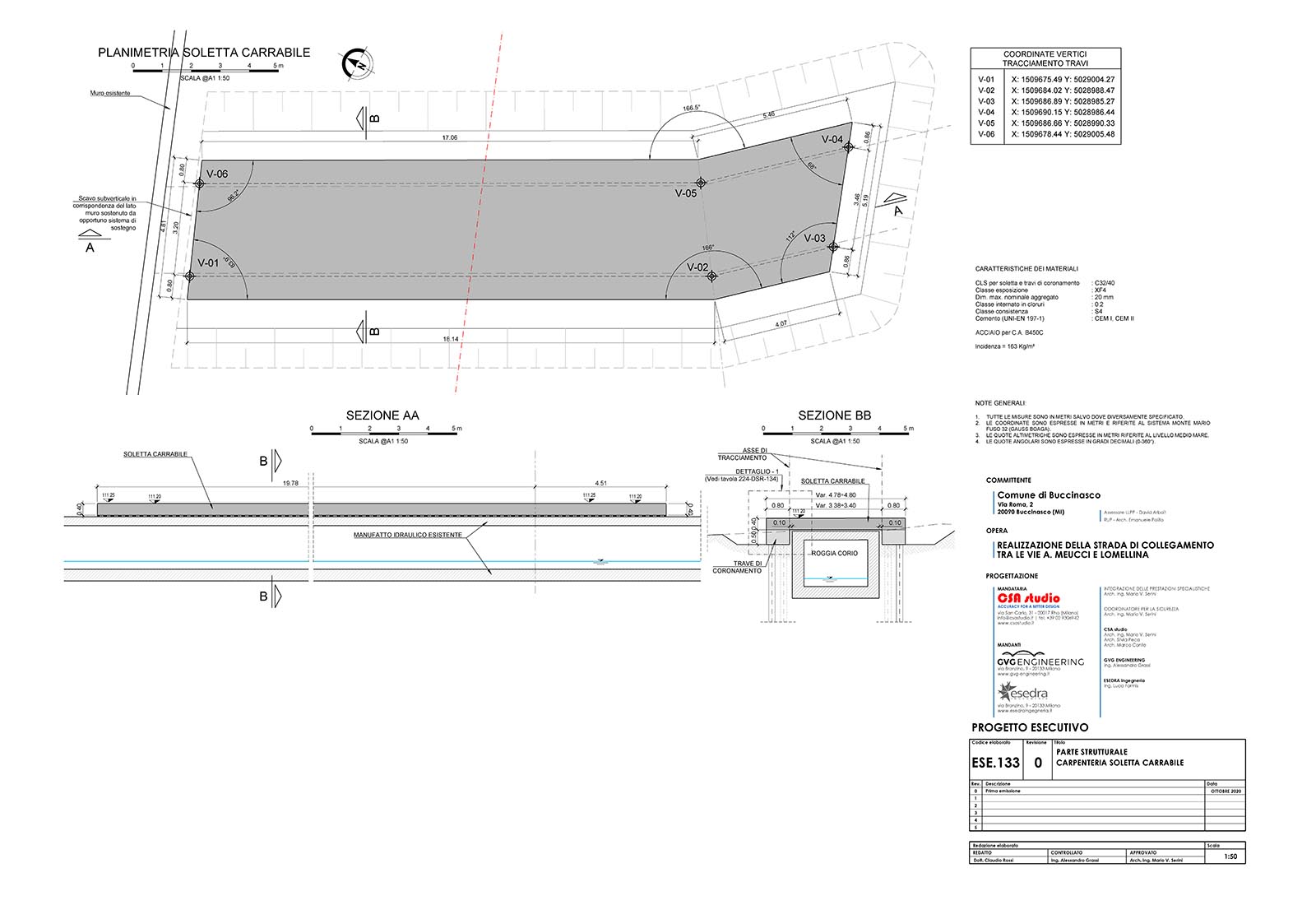 Corio waterway overpass in Buccinasco - Structural design