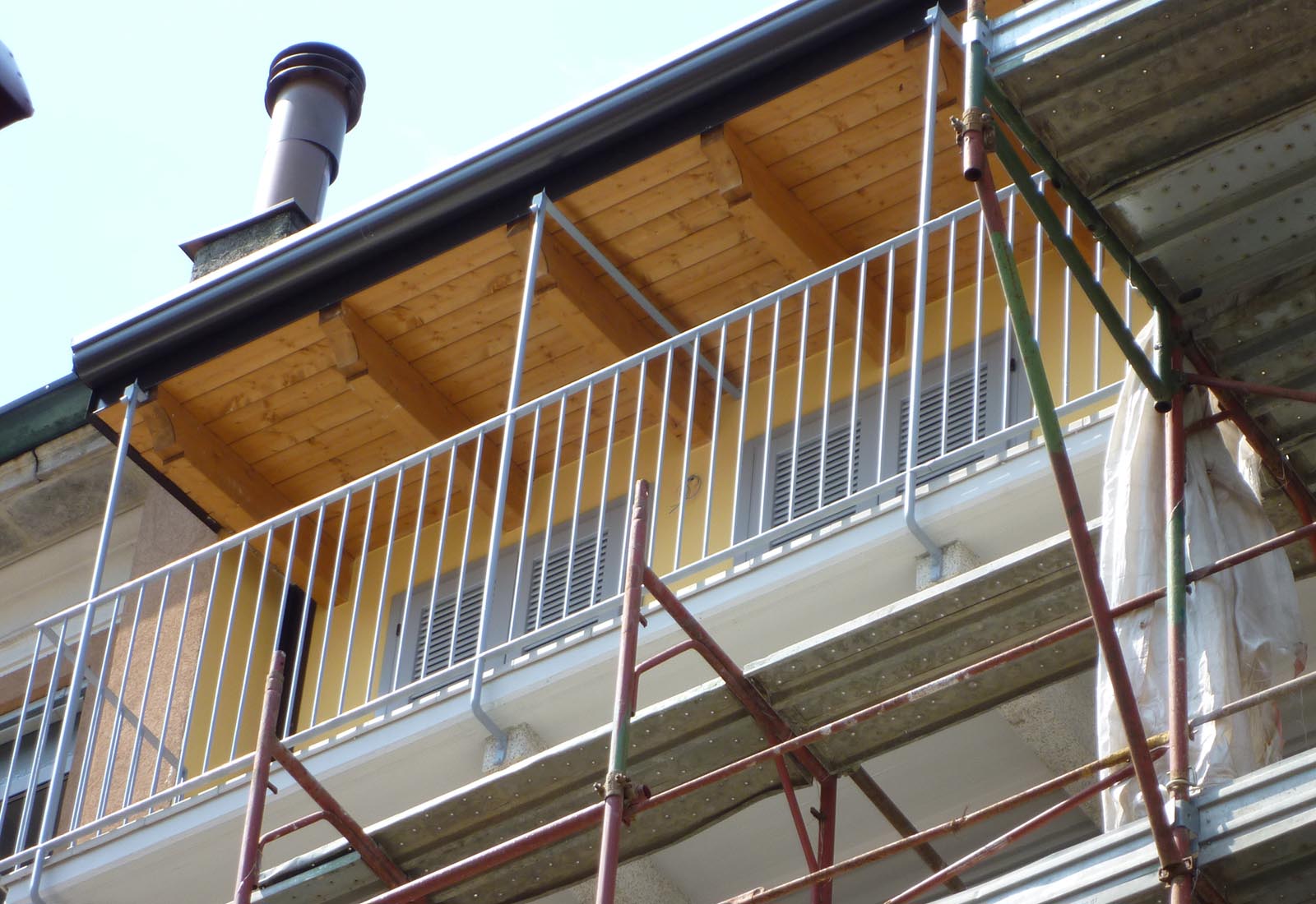 House extension in Imbonati street in Milan - View of the intervention