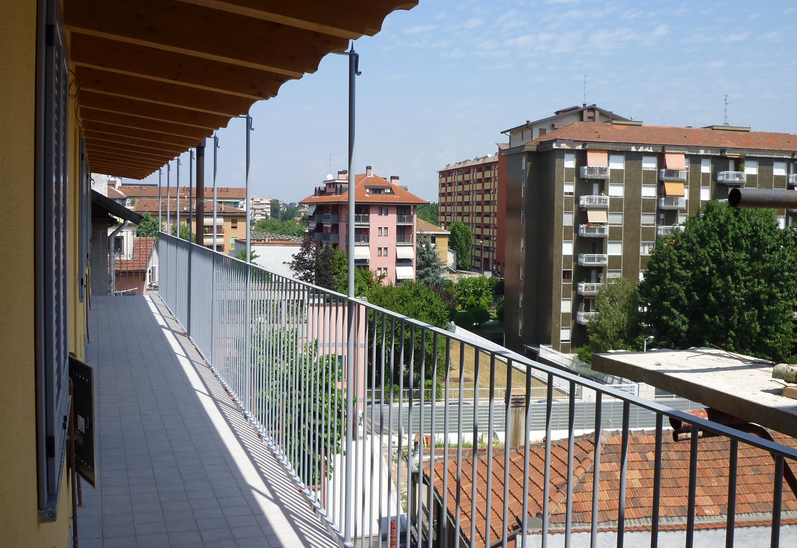 House extension in Imbonati street in Milan - View of the intervention