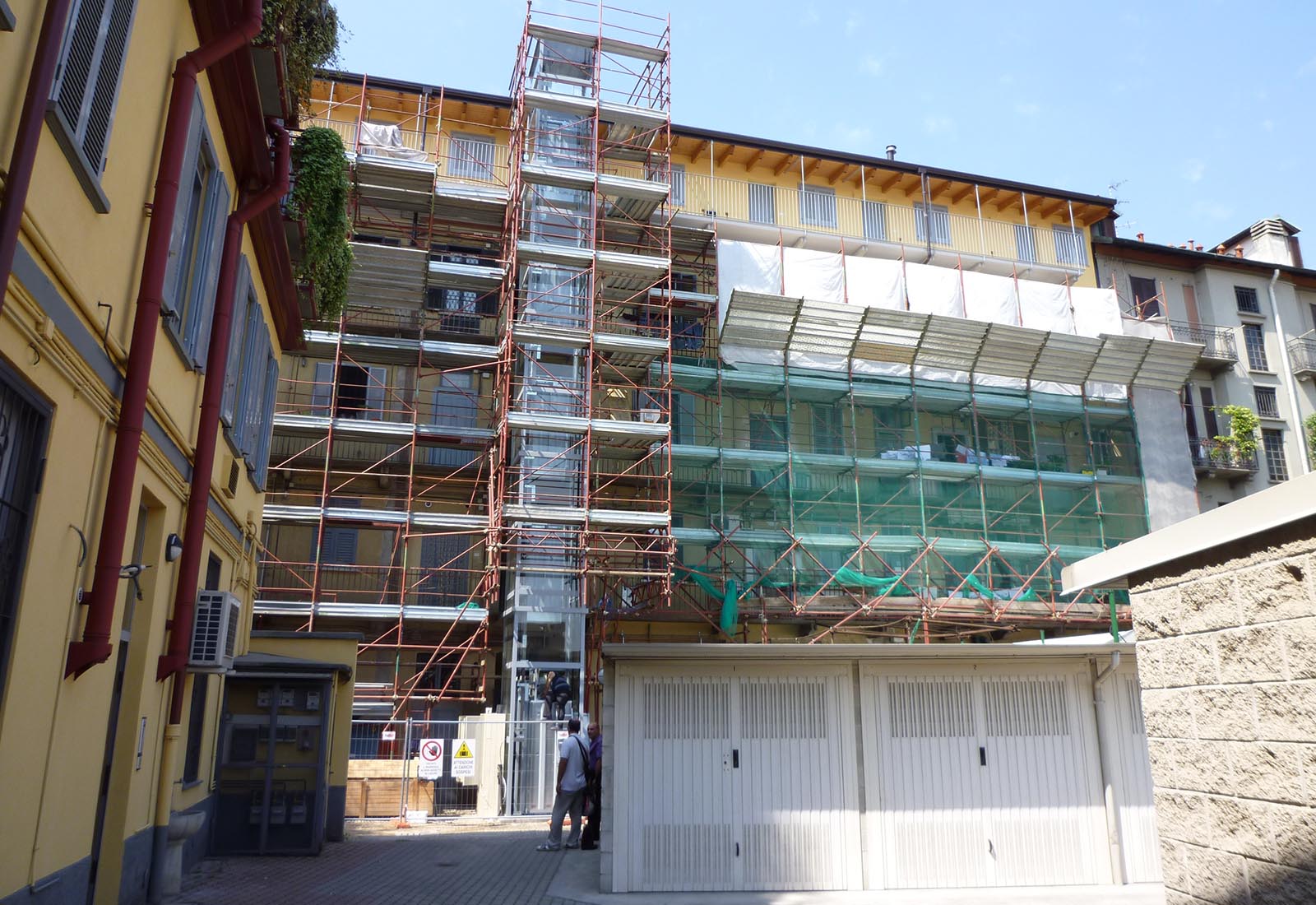 House extension in Imbonati street in Milan – View