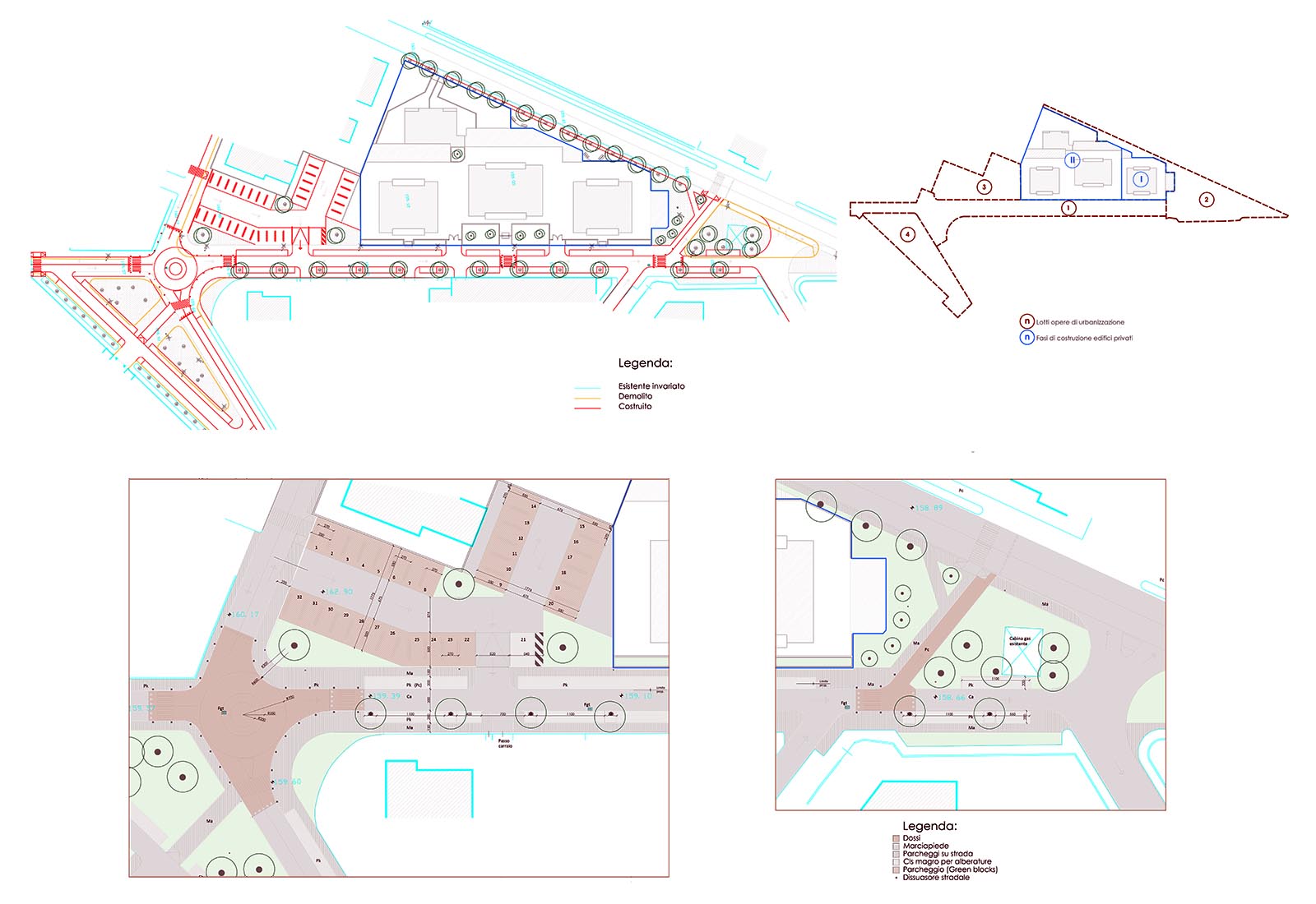 Urbanization works in Biringhello street in Rho - Urbanization works