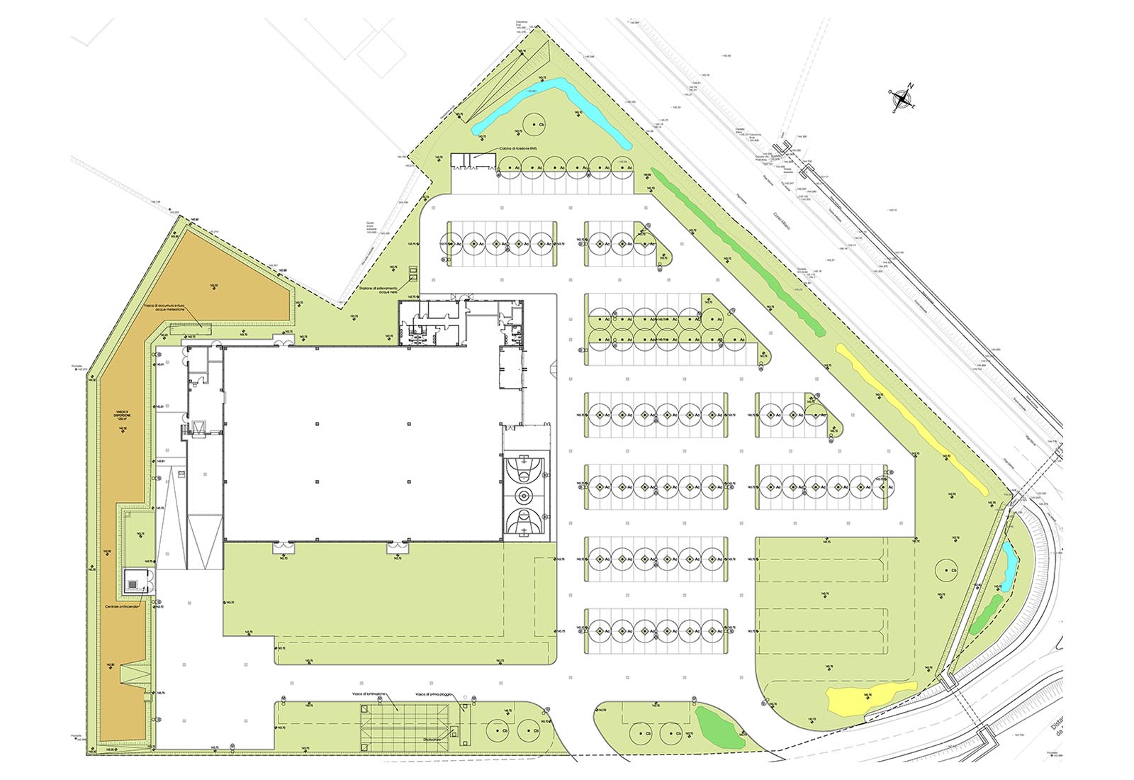 Decathlon Novara - General plan