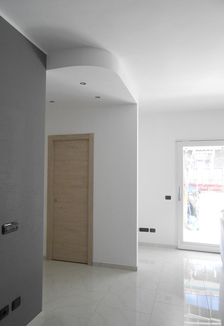 Apartment renovation in Cornaredo - Detail of interior spaces