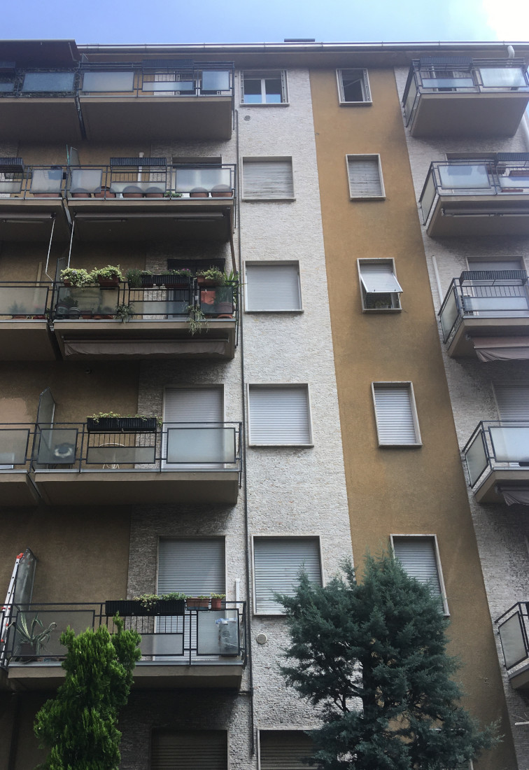 Condominio via Bossi, 37 a Saronno - Vista dello stato di fatto