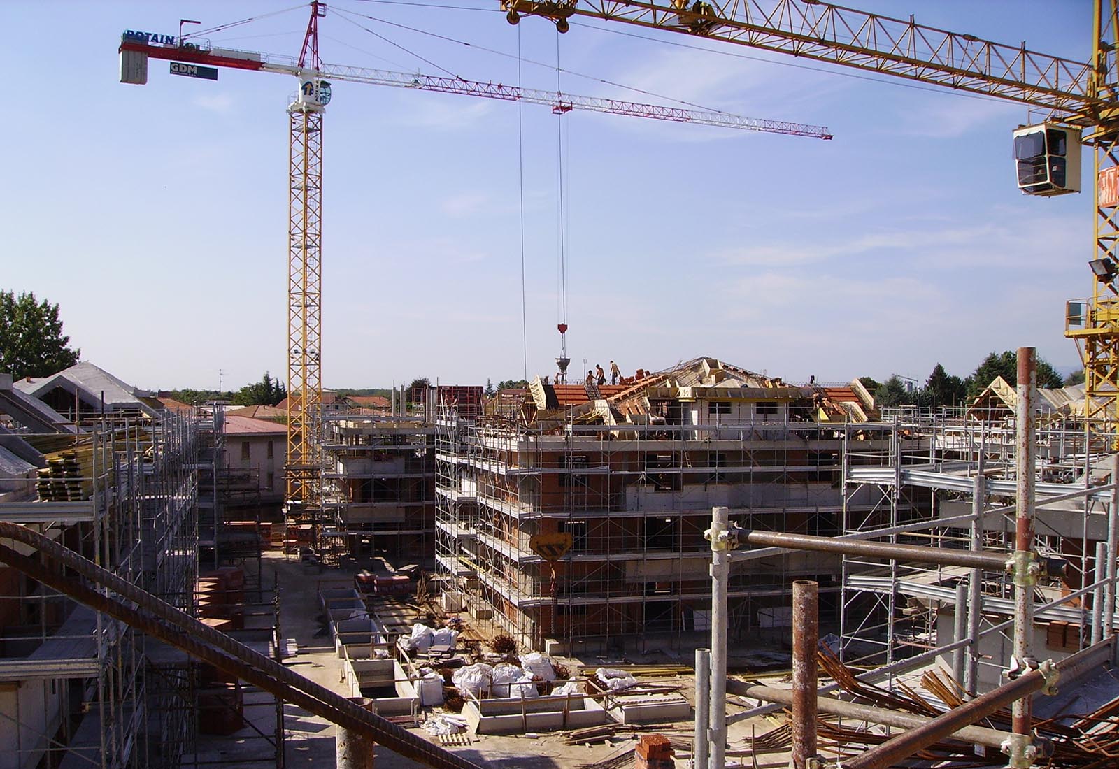 Complesso residenziale a Macherio - Il cantiere